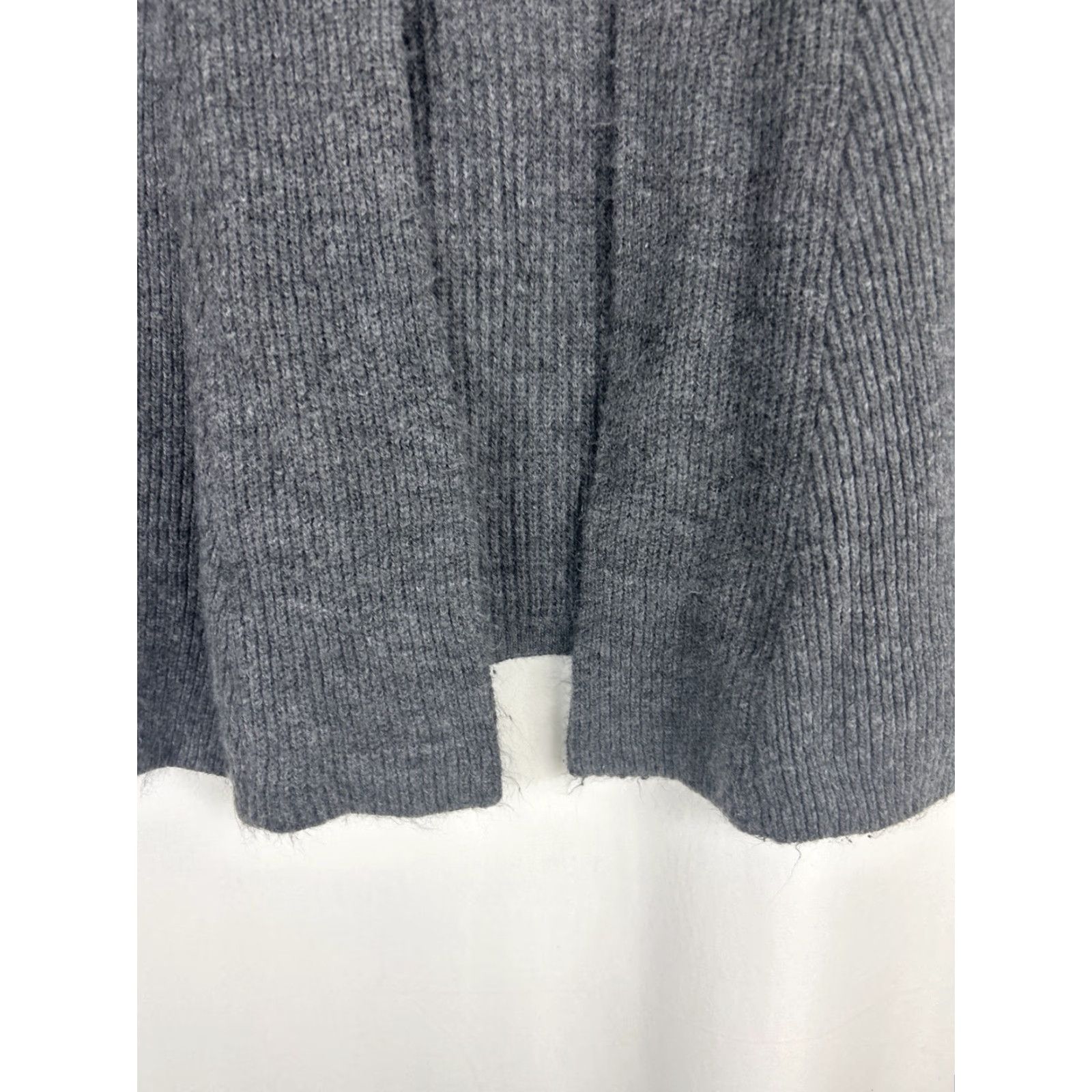 Banana Republic Banana Republic Womens Small Gray Cardigan Long Sleeve Cotton Blend Open Sweater Size S / US 4 / IT 40 - 7 Thumbnail