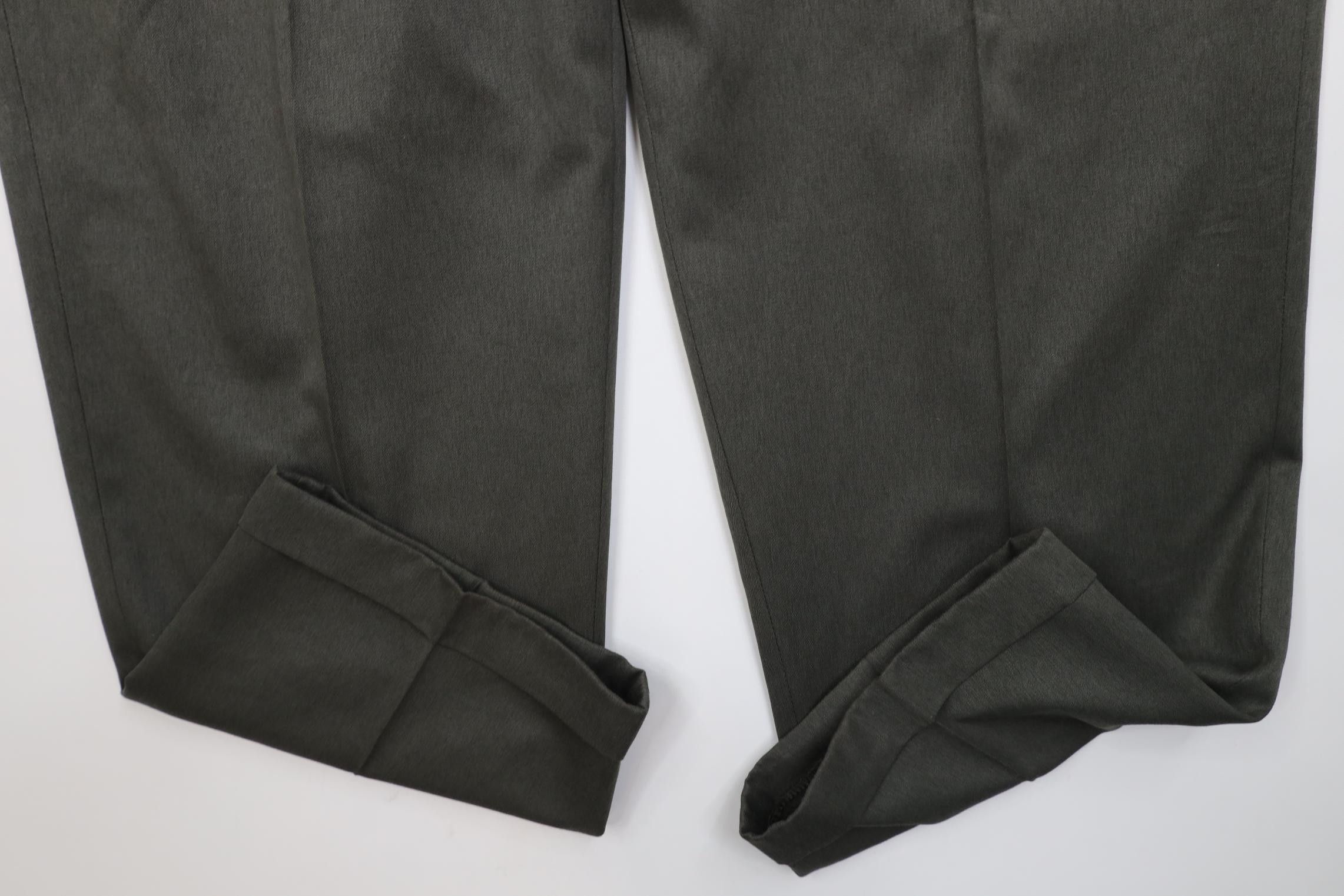 Vintage Vintage 90s Streetwear Wide Leg Chino Pants Heather Green Size US 40 / EU 56 - 5 Thumbnail