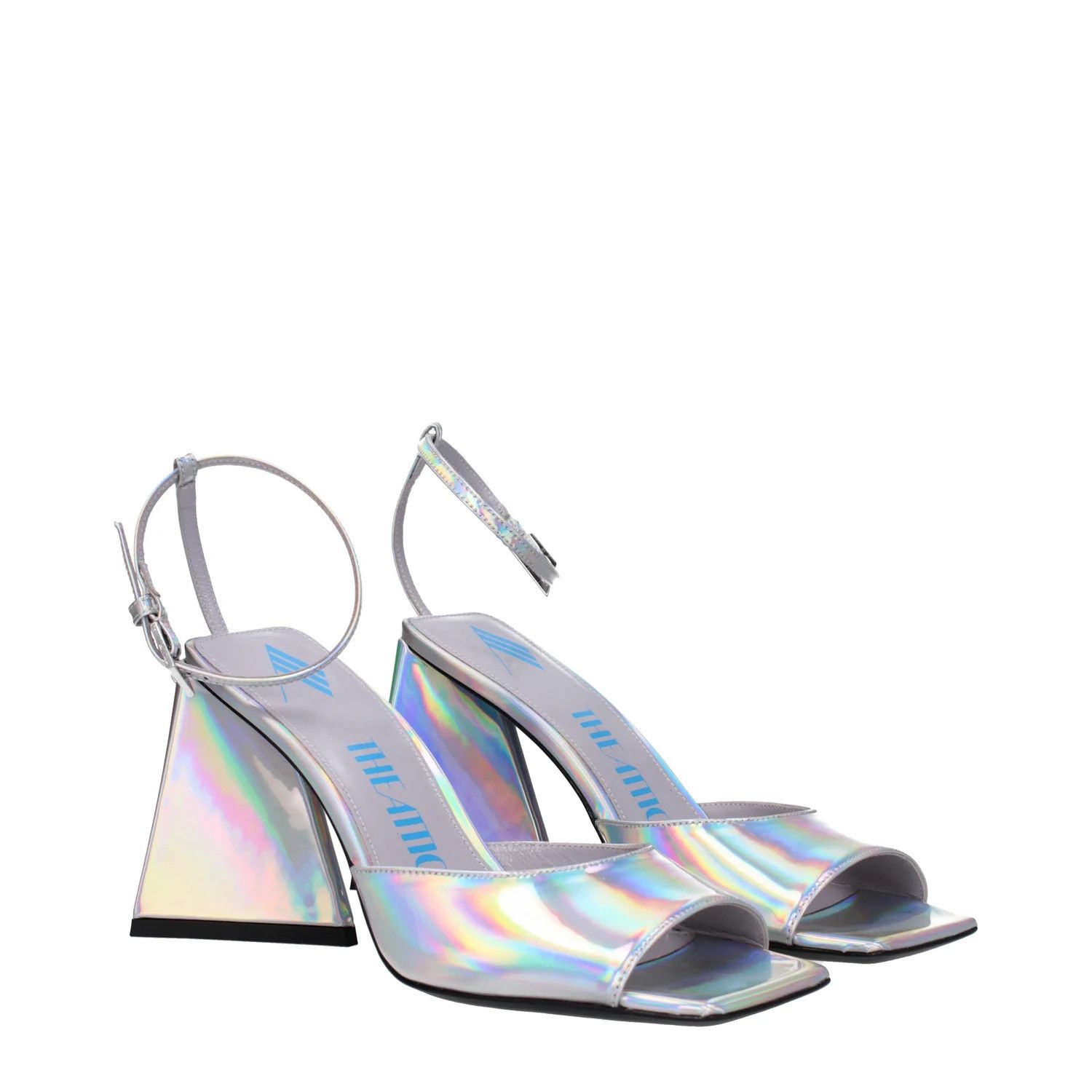 The Attico ob1o1e1224 Leather Eco Sandals in Multicolor Size US 10 / IT 40 - 2 Thumbnail