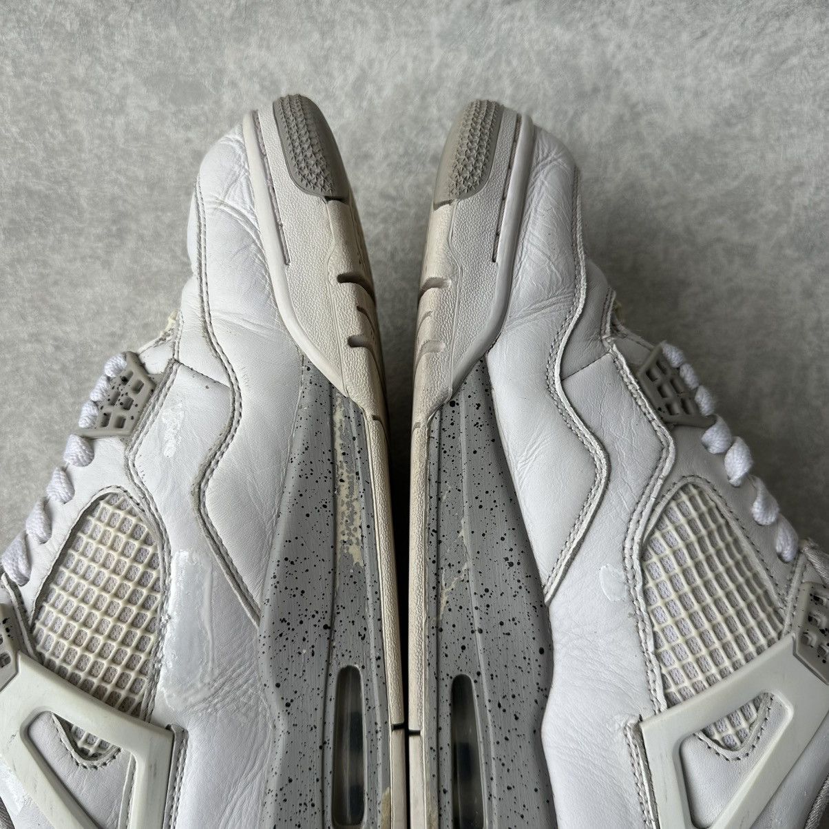 Jordan Brand Nike Air Jordan 4 White Oreo Og Tech Grey Sneakers Size US 7.5 / EU 40-41 - 9 Thumbnail