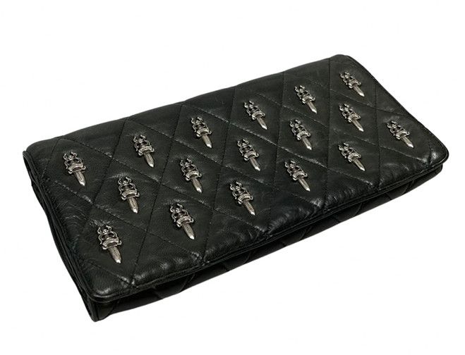 Chrome Hearts Chrome Hearts Dagger Quilted Clutch Size ONE SIZE - 1 Thumbnail