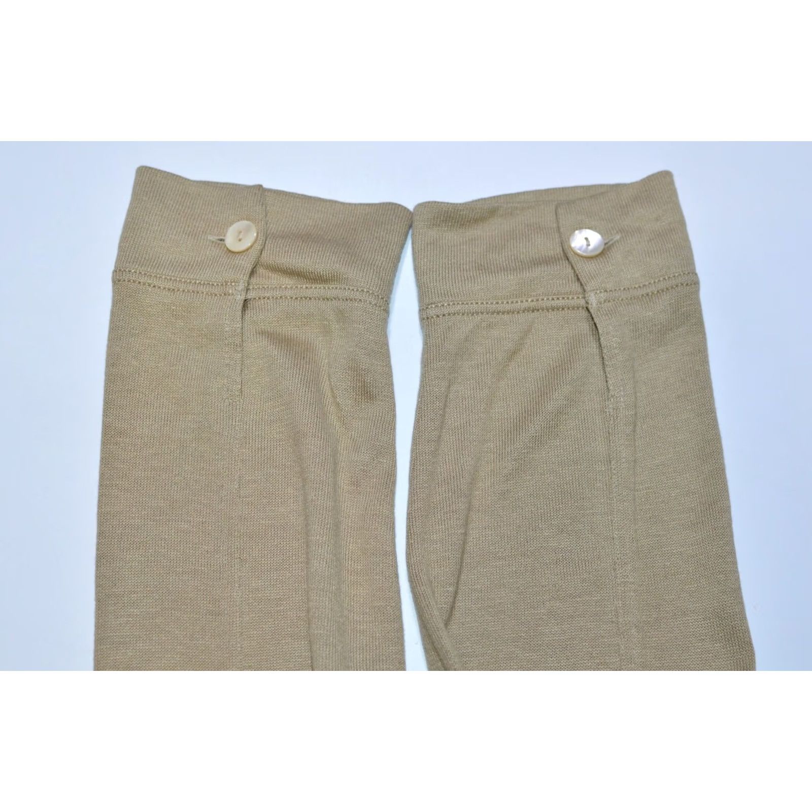 Vintage Womens Le Tricot Longhin Italy Viscose Linen Top Blouse Shirt XL Beige Size XL / US 12-14 / IT 48-50 - 7 Thumbnail