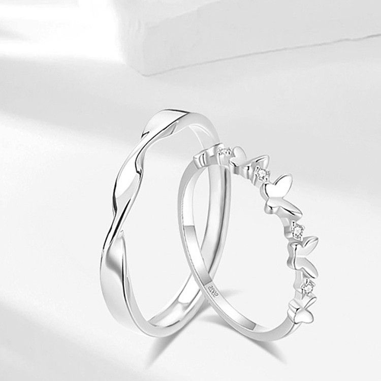 Jewelry New Trend Jewelry Rings Open Size Chrome Ring (Size 7-13) Size ONE SIZE - 2 Thumbnail