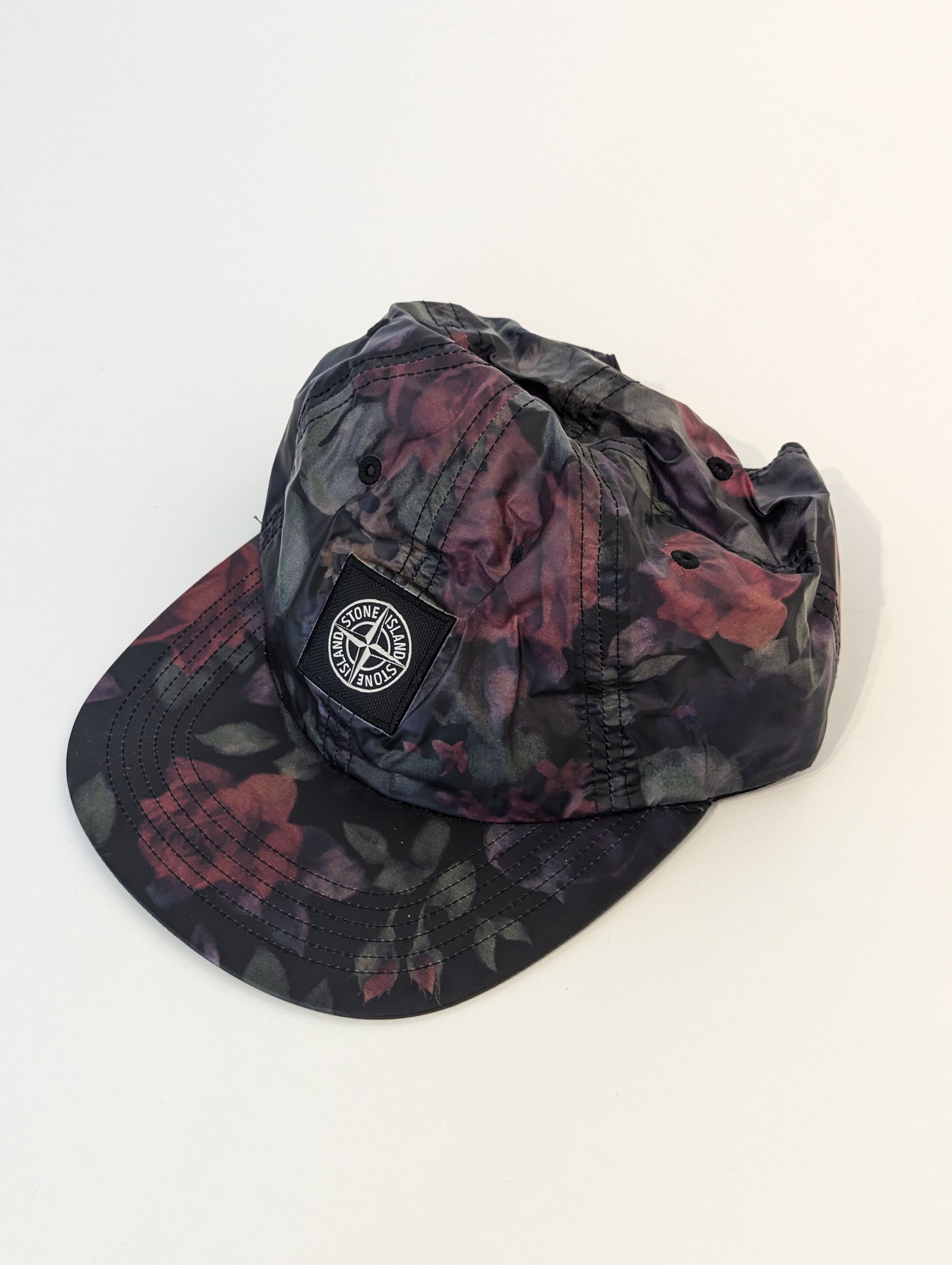 Stone Island × Supreme Supreme x Stone Island 6-Panel Hat - Floral Black Size ONE SIZE - 3 Thumbnail