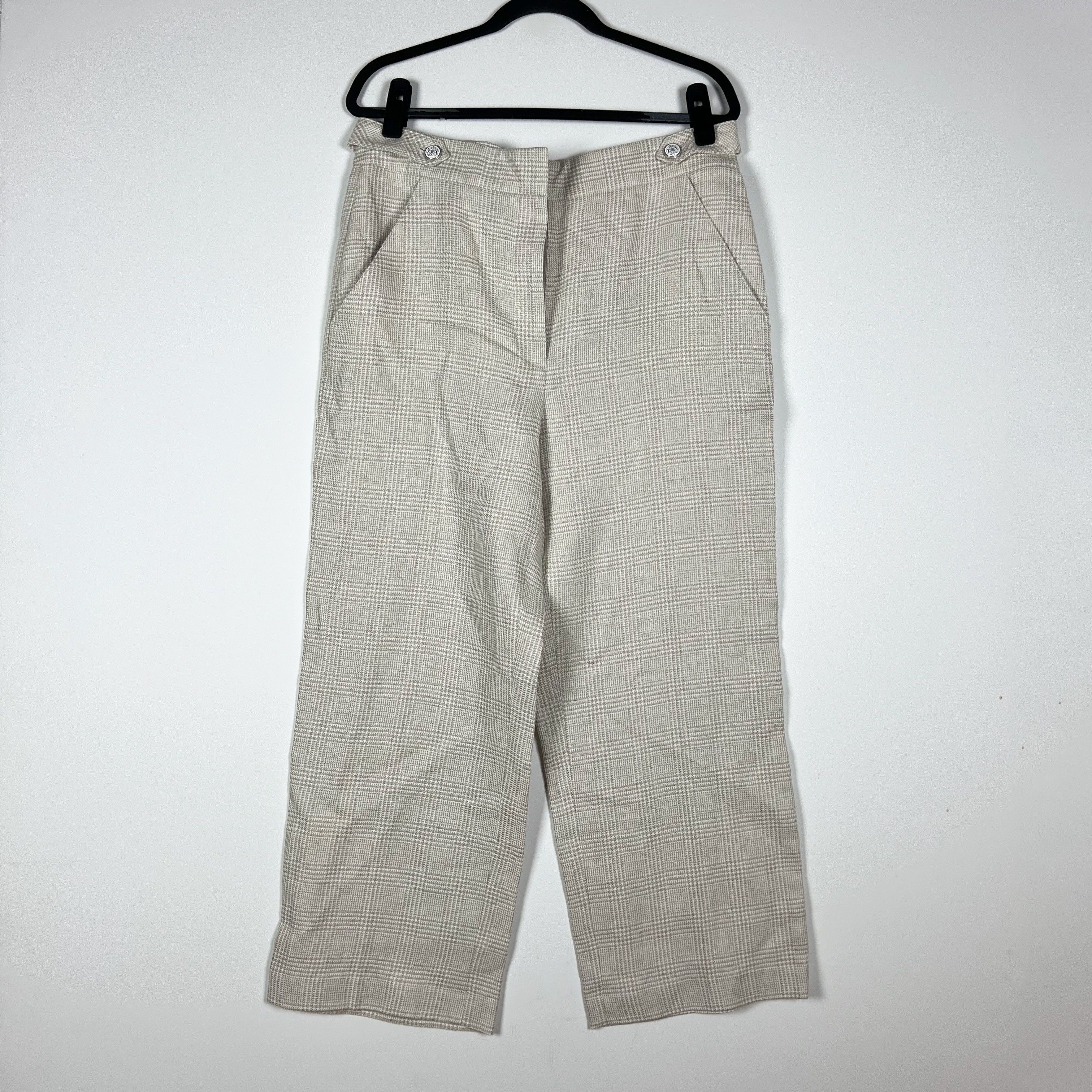 Veronica Beard NEW Veronica Beard Isley Linen Cotton Straight Size 36" / US 14 / IT 50 - 1 Thumbnail