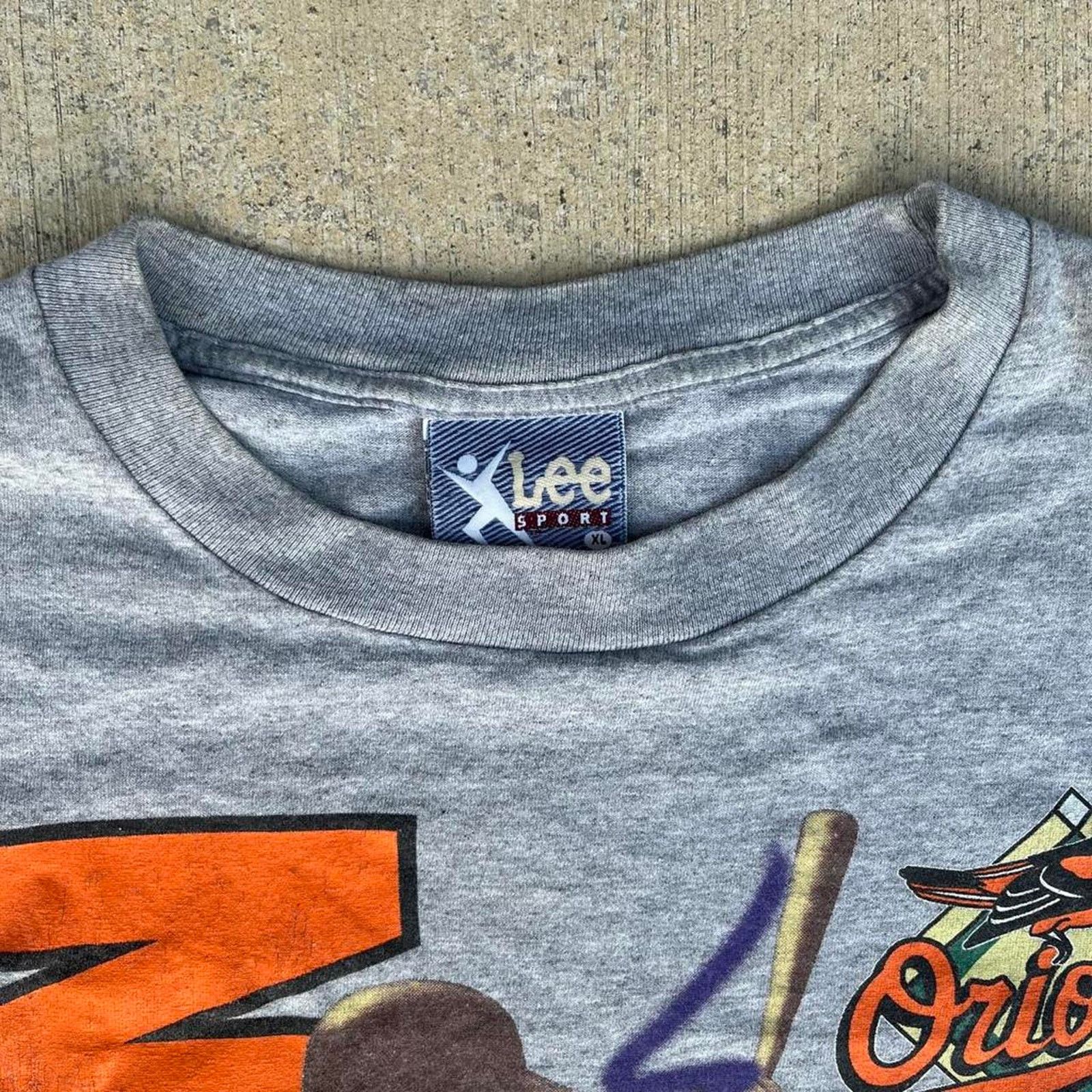 Lee Cal Ripken Jr 90s Lee Sport Gray Men’s MLB Baseball Shirt Size US XL / EU 56 / 4 - 6 Thumbnail