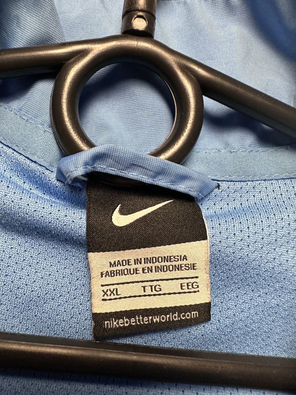 Nike × Vintage Vintage Nike England soccer track jacket size XXL blue rare Size US XXL / EU 58 / 5 - 8 Thumbnail