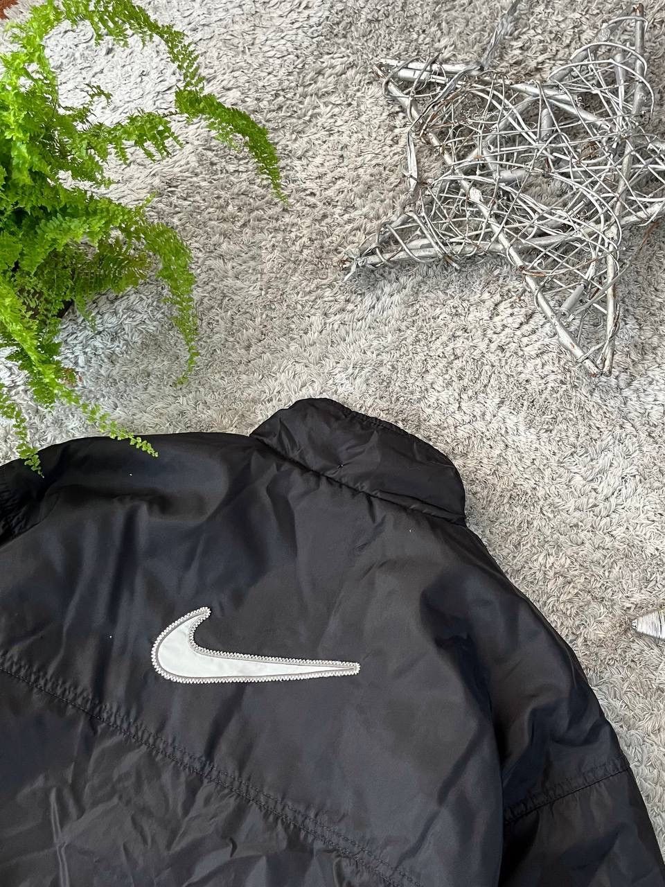 Nike × Vintage 90s Nike Vintage Swoosh Puffer Light Jacket Streetwear Size US M / EU 48-50 / 2 - 4 Thumbnail