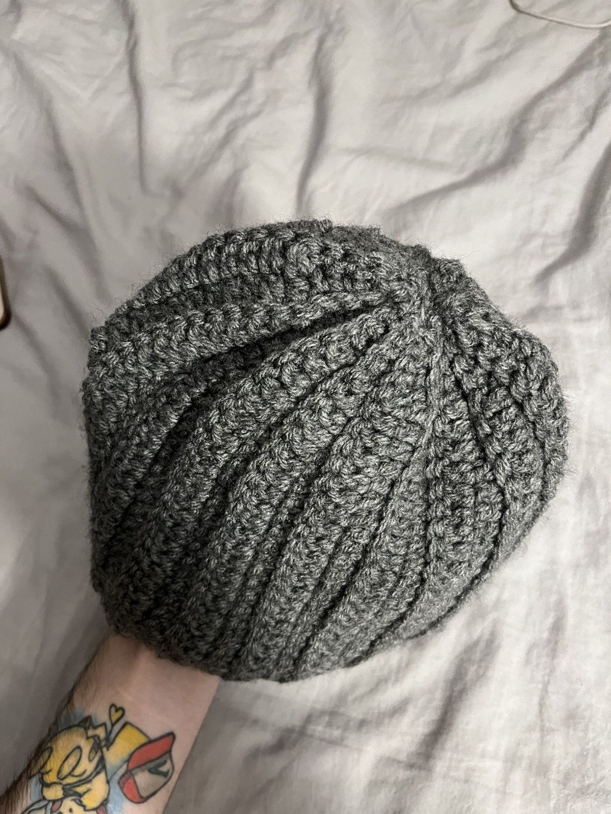 Other Vintage grey round beanie Size ONE SIZE - 2 Thumbnail