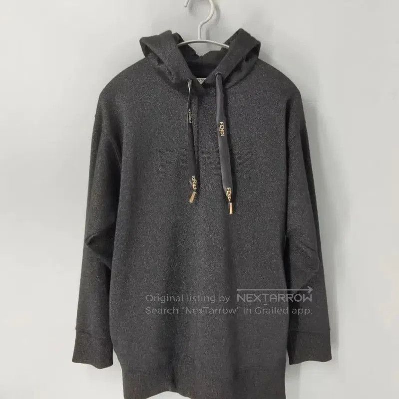 Fendi Fendi Black Wool Men's Hoodie . Size US XXS / EU 40 - 1 Thumbnail