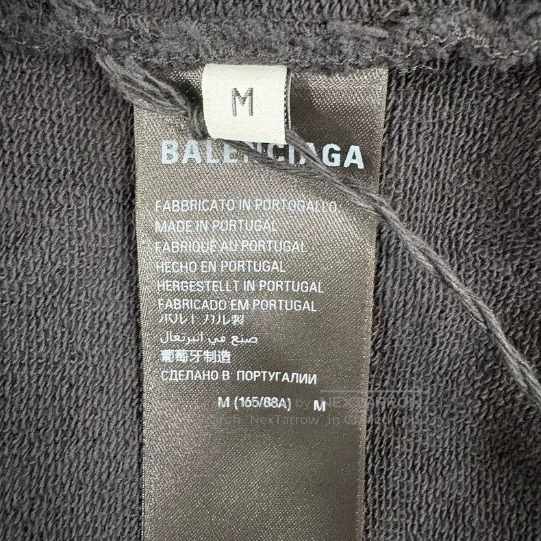 Balenciaga Balenciaga Printed Graffiti Logo Black Hoodie Size US M / EU 48-50 / 2 - 4 Thumbnail