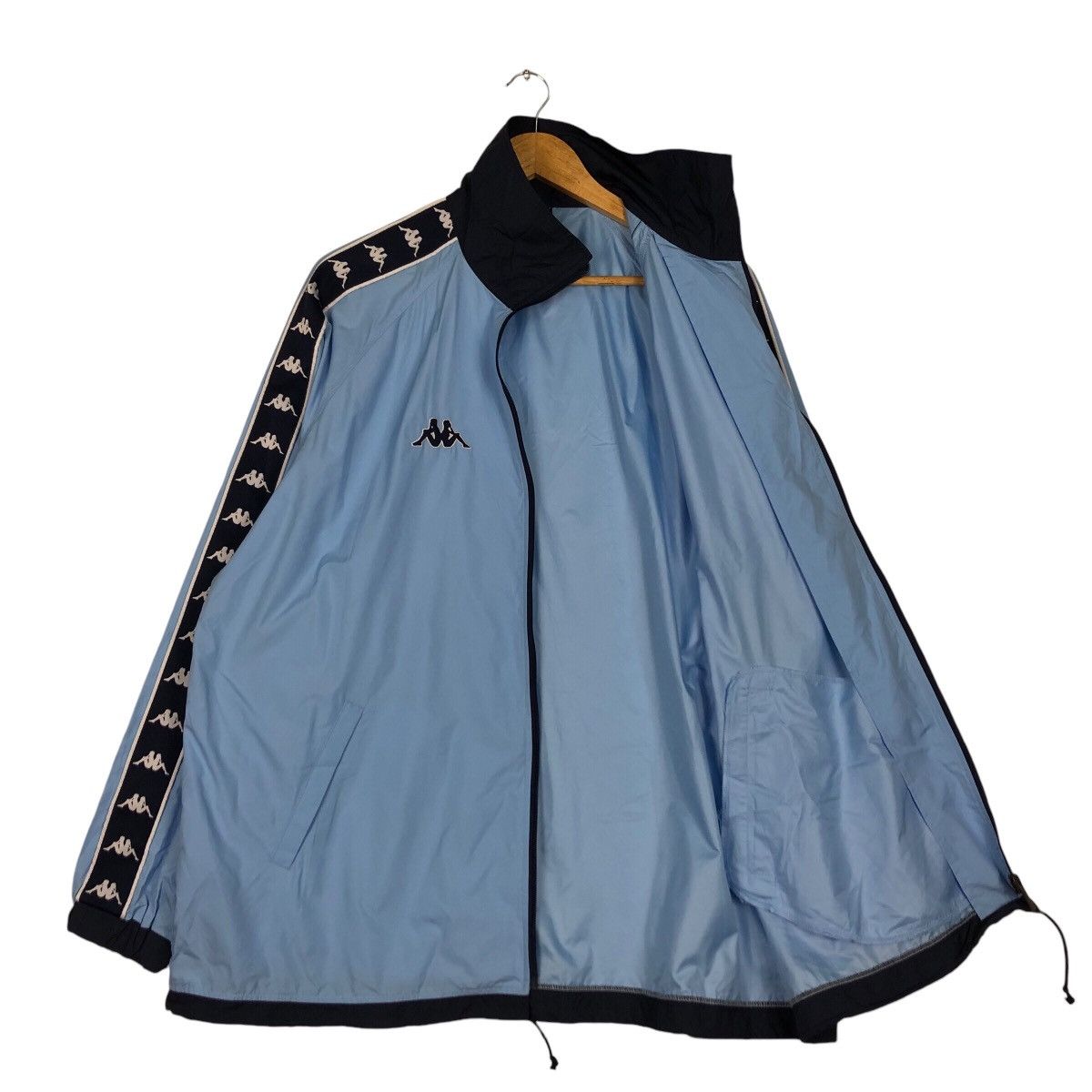 Kappa × Vintage Vintage Kappa Windbreaker Light Jacket Side Tape XL Size US XL / EU 56 / 4 - 9 Thumbnail