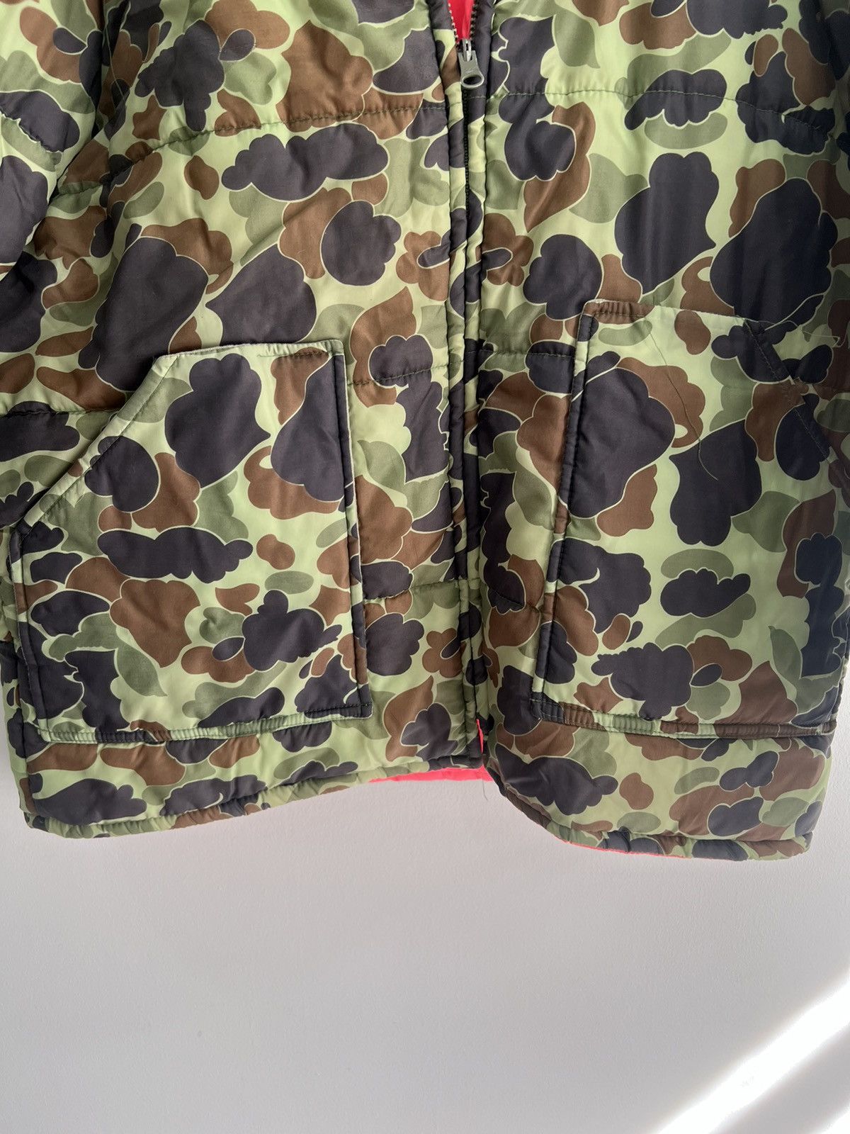 Vintage Vintage Camel Puffer Camo Jacket Coat Promo Size US XL / EU 56 / 4 - 4 Thumbnail