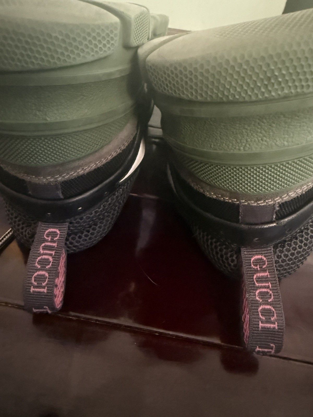 Gucci Flashtrek SEGA Green Sneaker US Size 9.5 Size US 9.5 / EU 42-43 - 11 Thumbnail