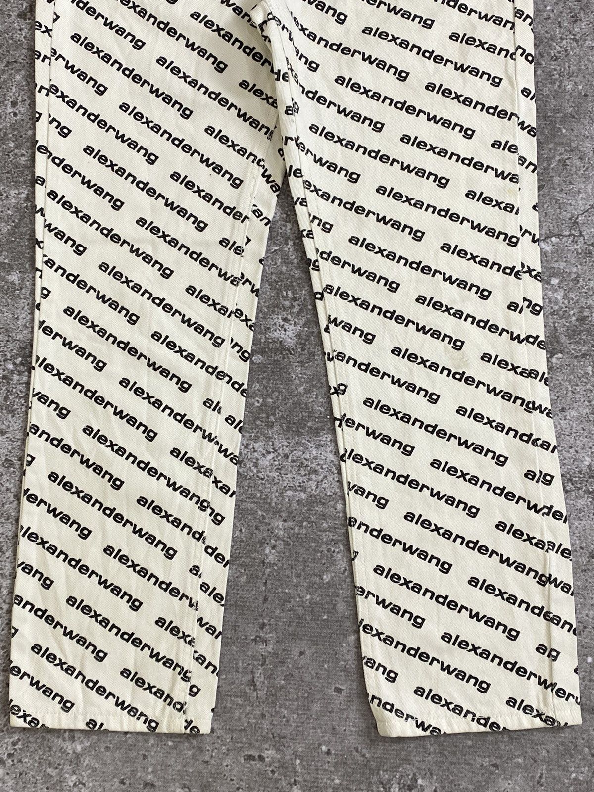 Alexander Wang Alexander wang logo print jeans Size US 26 / EU 42 - 4 Thumbnail