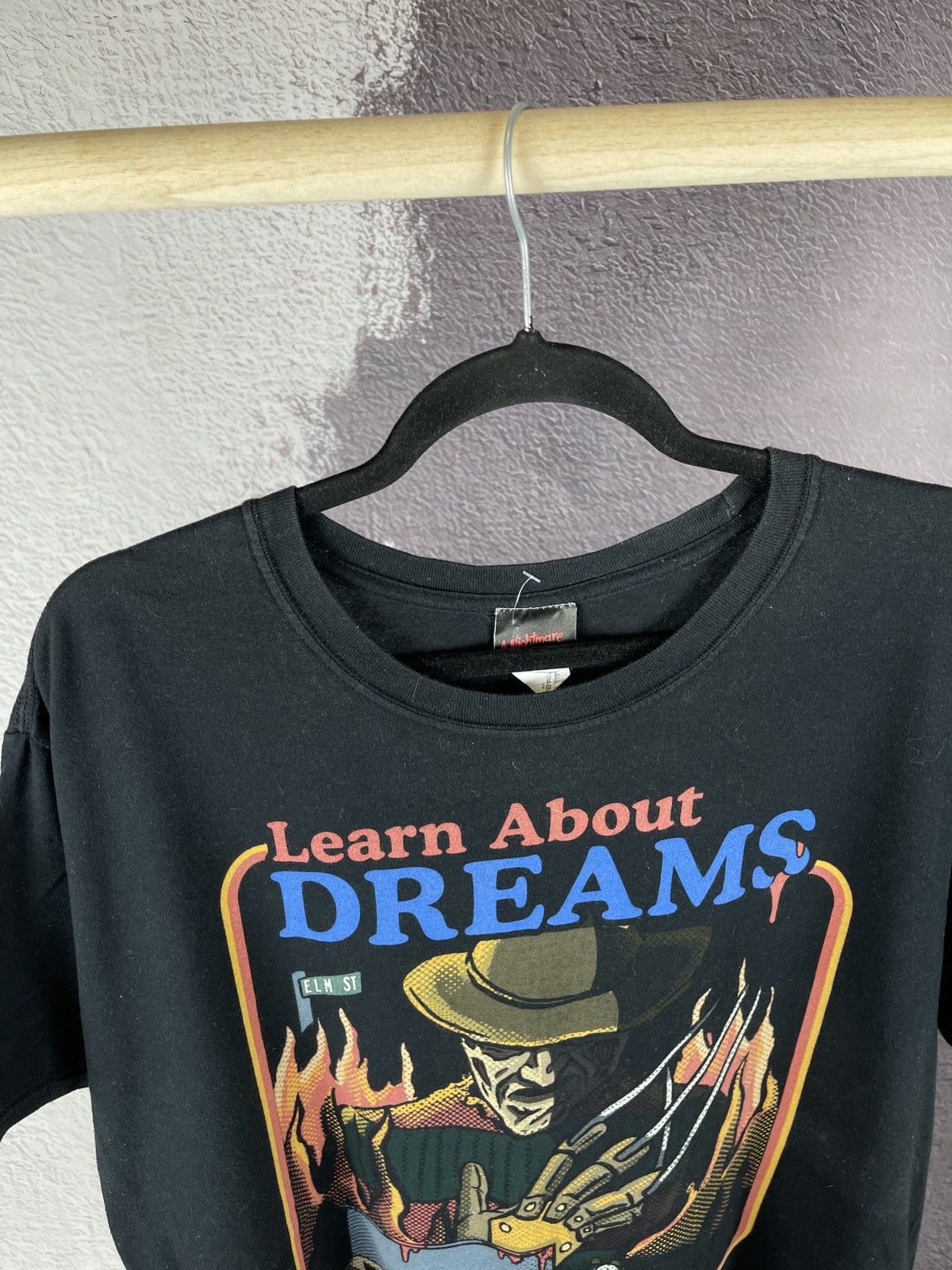 Gildan Freddy Krueger Learn about dreams Nightmare On Elm Street T Size US XL / EU 56 / 4 - 7 Thumbnail