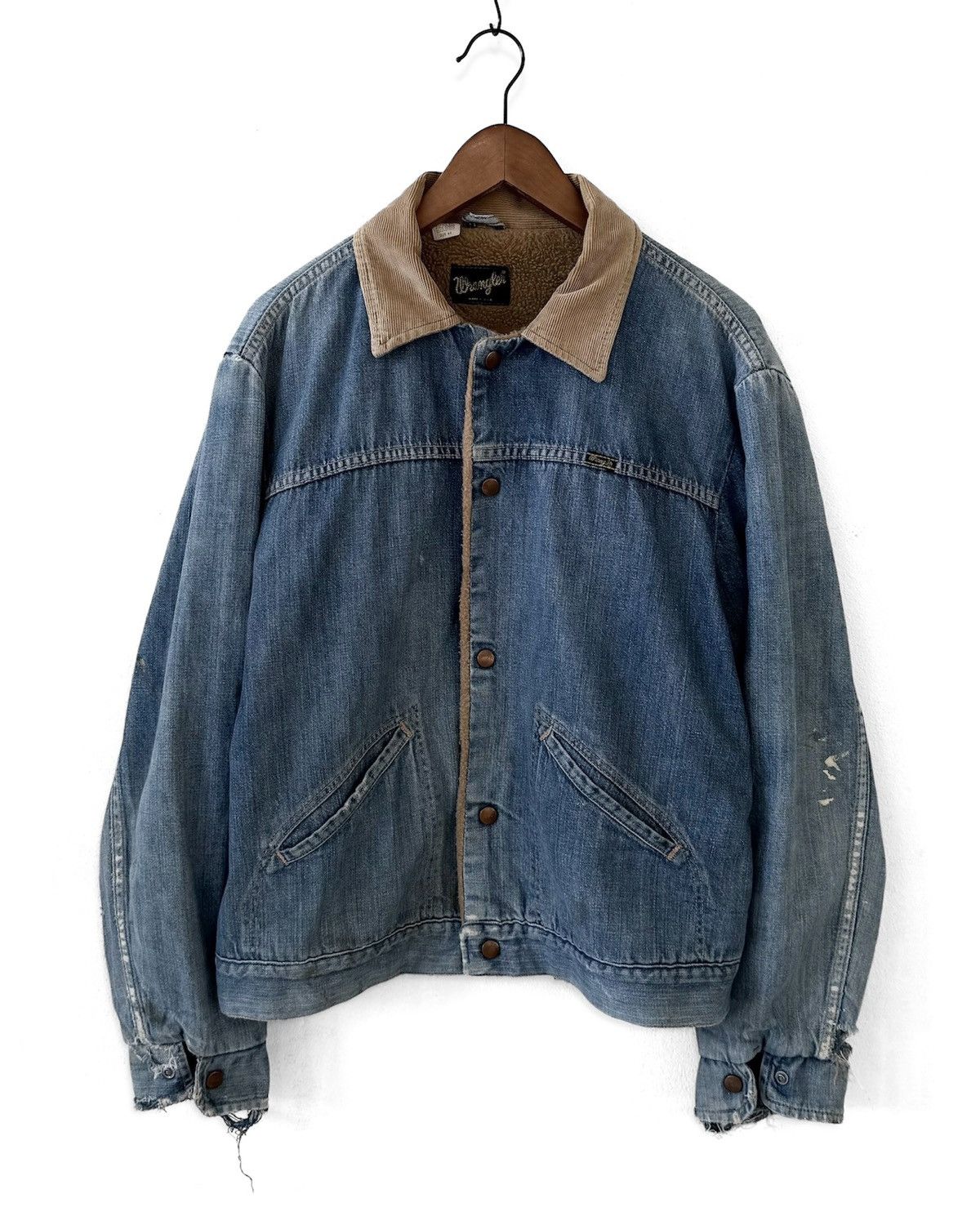 Wrangler VINTAGE 70s Wrangler Trucker Jacket Size US L / EU 52-54 / 3 - 2 Thumbnail