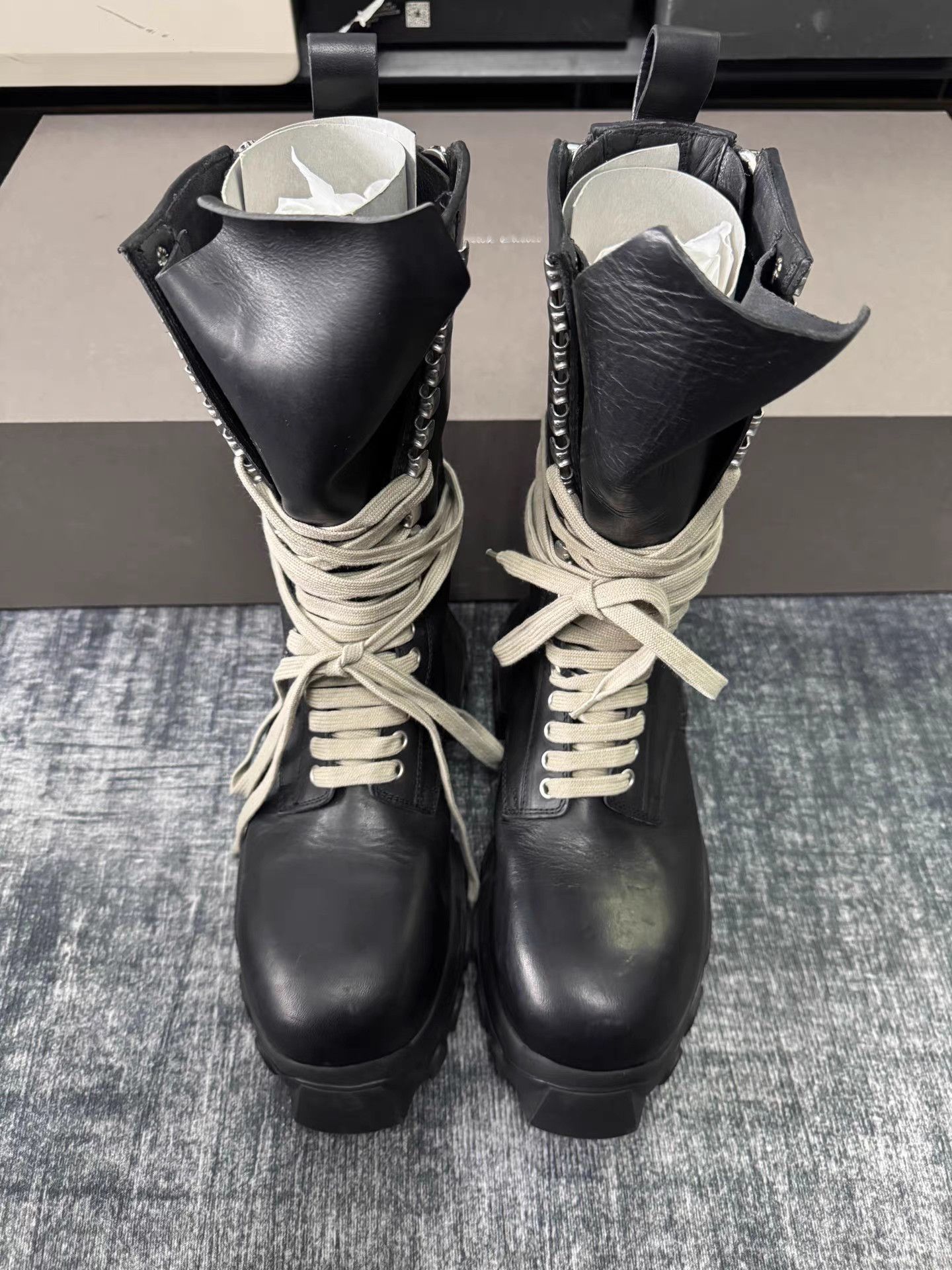 Rick Owens Rick Owens Octopus Lace Combat Boots Size US 9 / IT 39 - 5 Thumbnail