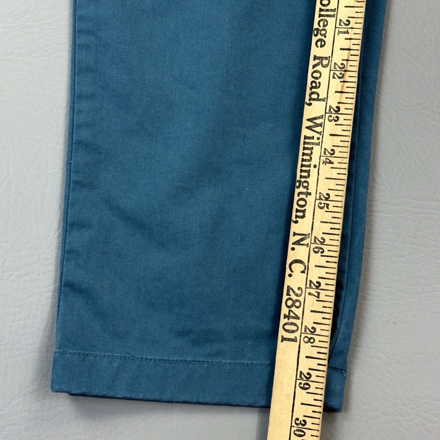 Vineyard Vines Vineyard Vines Breaker Pants Mens 28x30 Teal Flat Front Chino Stretch Preppy Size US 28 / EU 44 - 3 Thumbnail