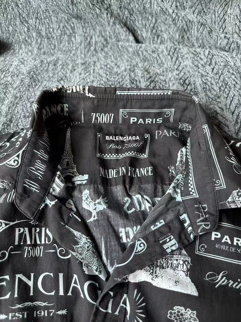 Balenciaga Balenciaga size 38 Tower Short Sleeve Shirt Size US M / EU 48-50 / 2 - 3 Thumbnail