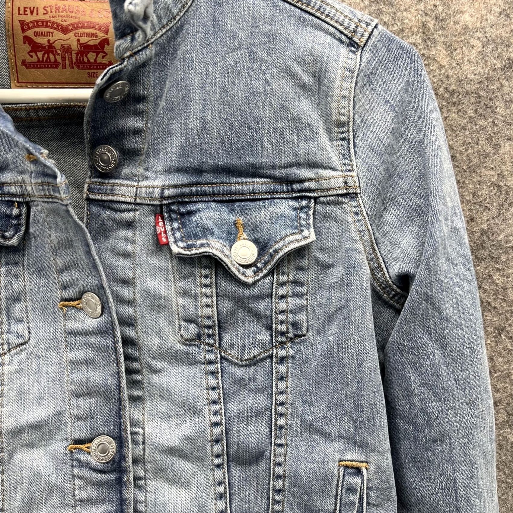 Levi's VINTAGE Levi'S Jacket Womens S Blue Women Denim Button Down Cotton Acid Wash VTG Trucker Size S / US 4 / IT 40 - 4 Thumbnail