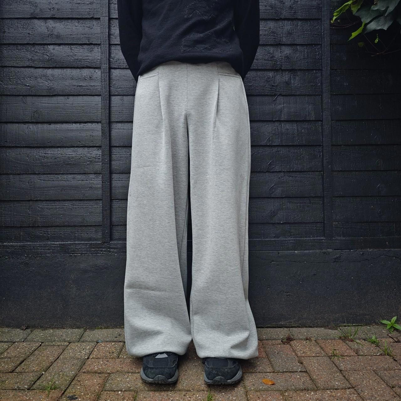 Other Japanese Grey Wide Leg Joggers Size US 32 / EU 48 - 1 Thumbnail