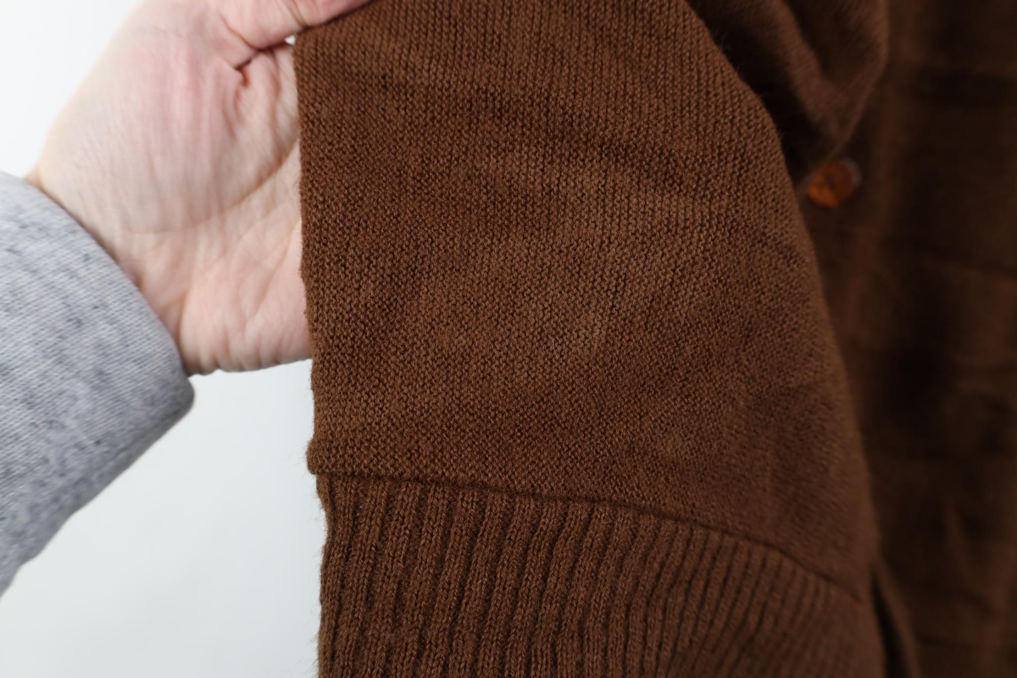 Vintage Vintage 50s 60s Streetwear Cobain Knit Cardigan Sweater USA Size US XL / EU 56 / 4 - 6 Thumbnail