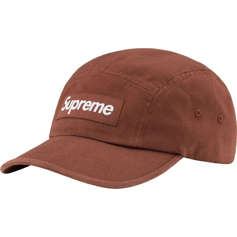 Supreme Supreme Washed Chino Twill Camp Cap 'Brown' Size ONE SIZE - 1 Thumbnail