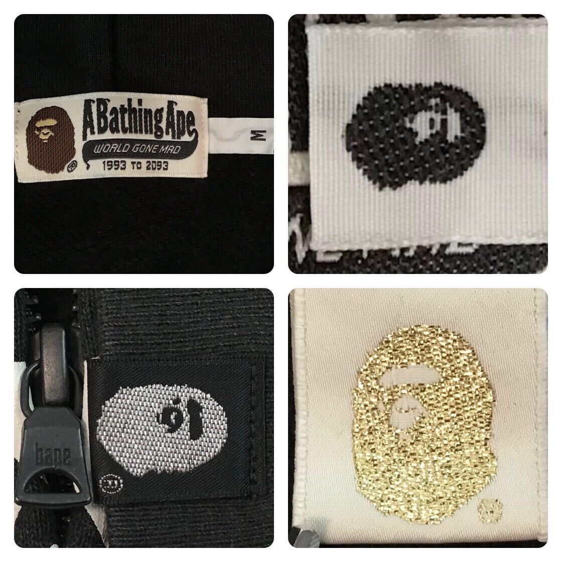 Bape × Nigo × Swarovski 2012 BAPE STA Black Swarovski zip hoodie a bathing ape NIGO Size US M / EU 48-50 / 2 - 9 Thumbnail