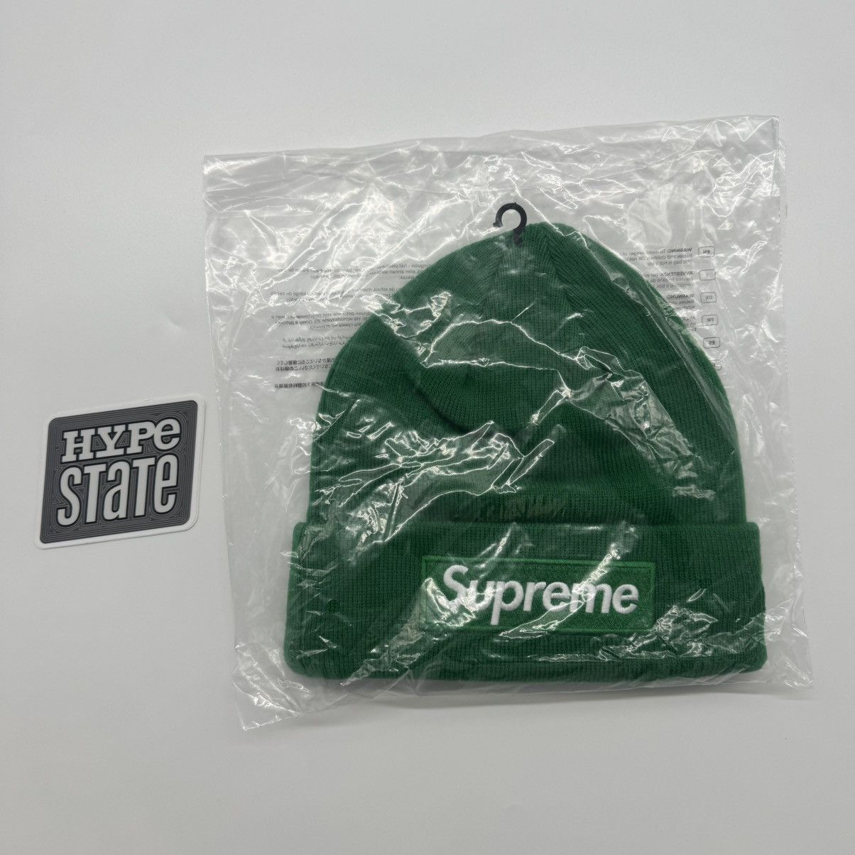 Supreme Supreme New Era Box Logo Beanie (FW24) Green Size ONE SIZE - 1 Thumbnail