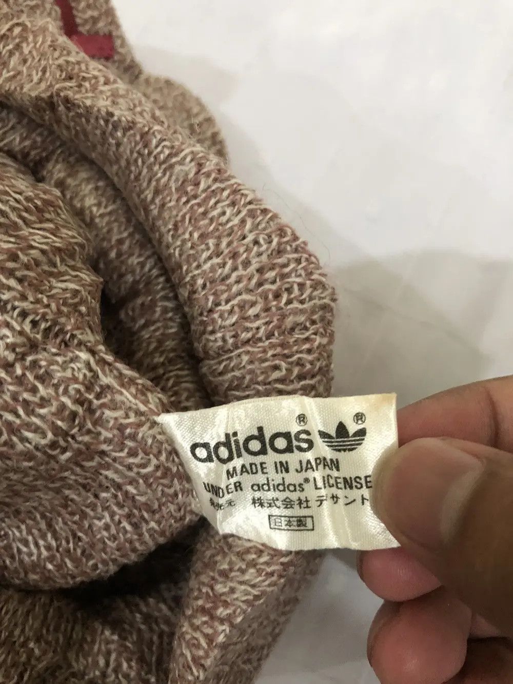 Adidas Vintage Adidas Spell Out beanie Size ONE SIZE - 4 Thumbnail