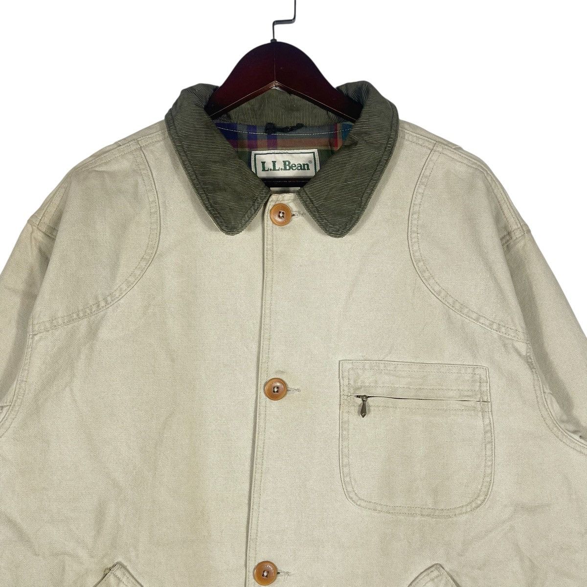 L.L. Bean Vintage L.L. Bean Field Coat Barn Jacket Heavy Cotton Canvas Size US XL / EU 56 / 4 - 4 Thumbnail