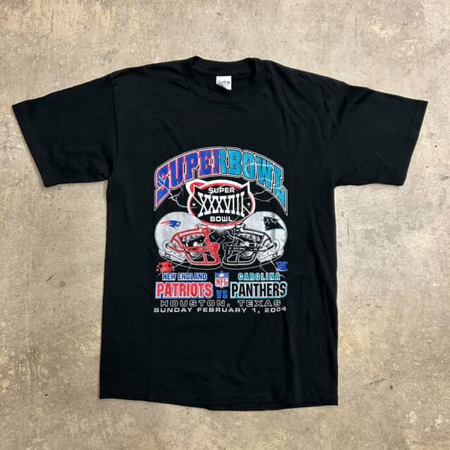 Vintage Vintage Super Bowl Patriots Panthers L Size US L / EU 52-54 / 3 - 1 Thumbnail