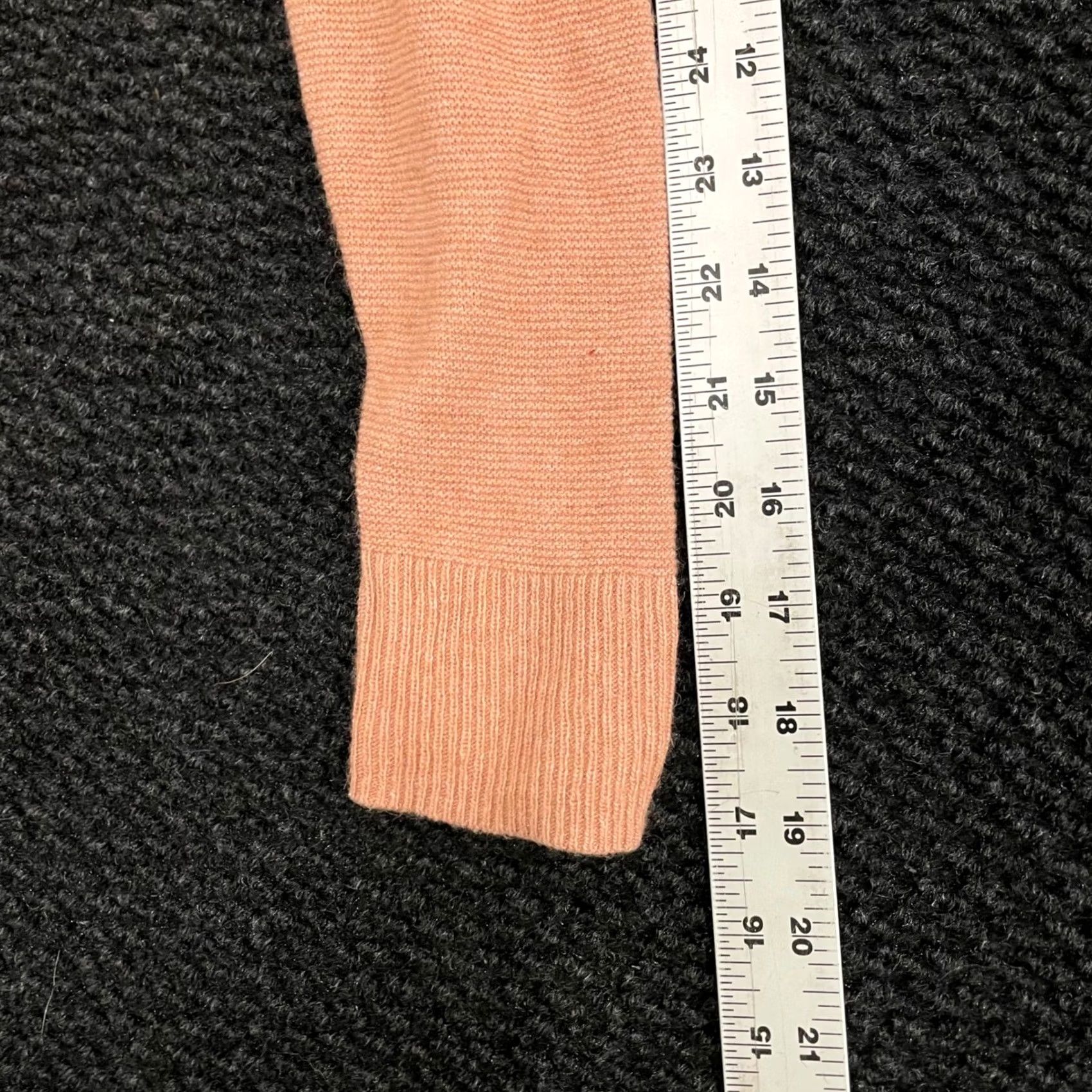 Madewell Madewell Sweater Shirt Pullover S Women Dolman Knit Waffle-Knit Merino Wool Blend Pink Scoop Neck Seasonal Casual Size S / US 4 / IT 40 - 7 Thumbnail