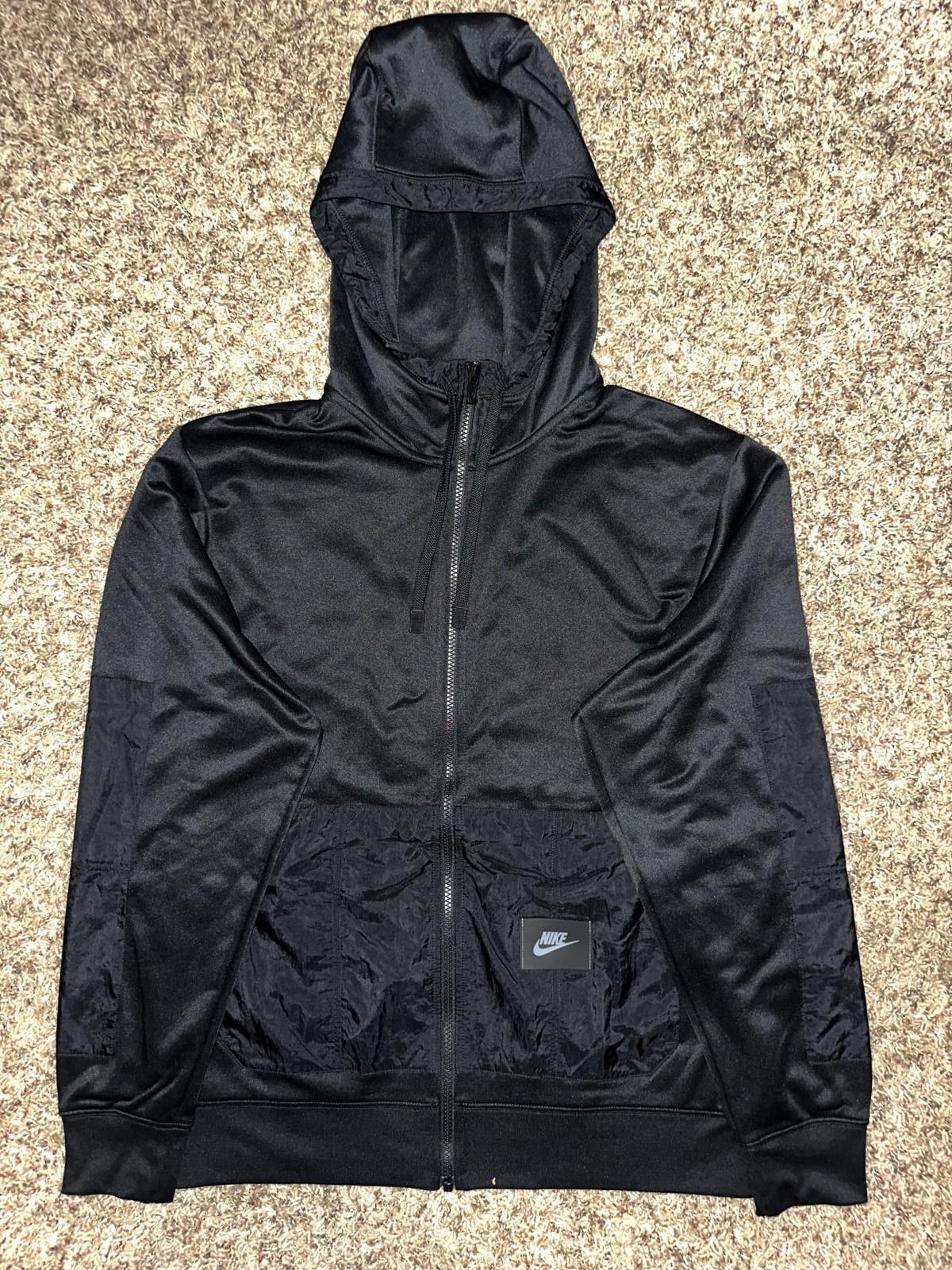 Nike Nike Men’s Dri-Fit Full-Zip Black Hoodie Size US M / EU 48-50 / 2 - 1 Thumbnail