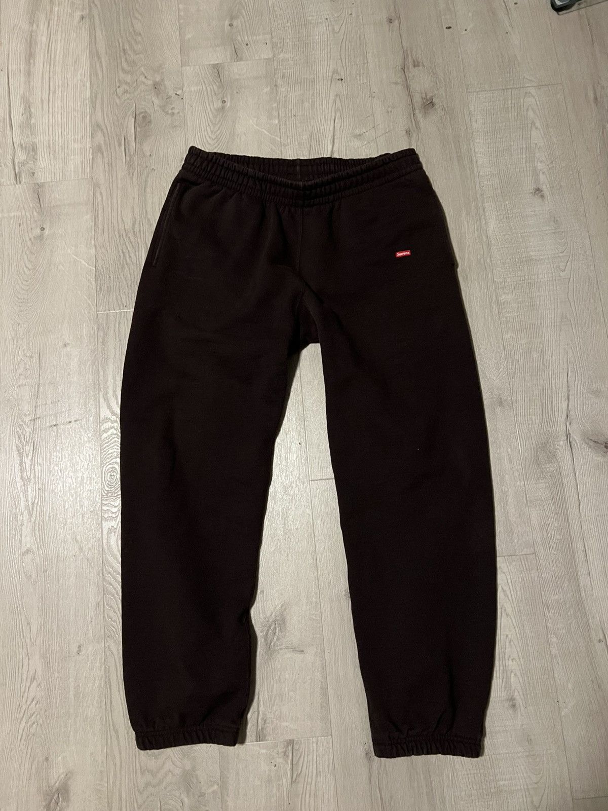 Supreme Supreme Small Box Sweatpants Brown Large | Grailed