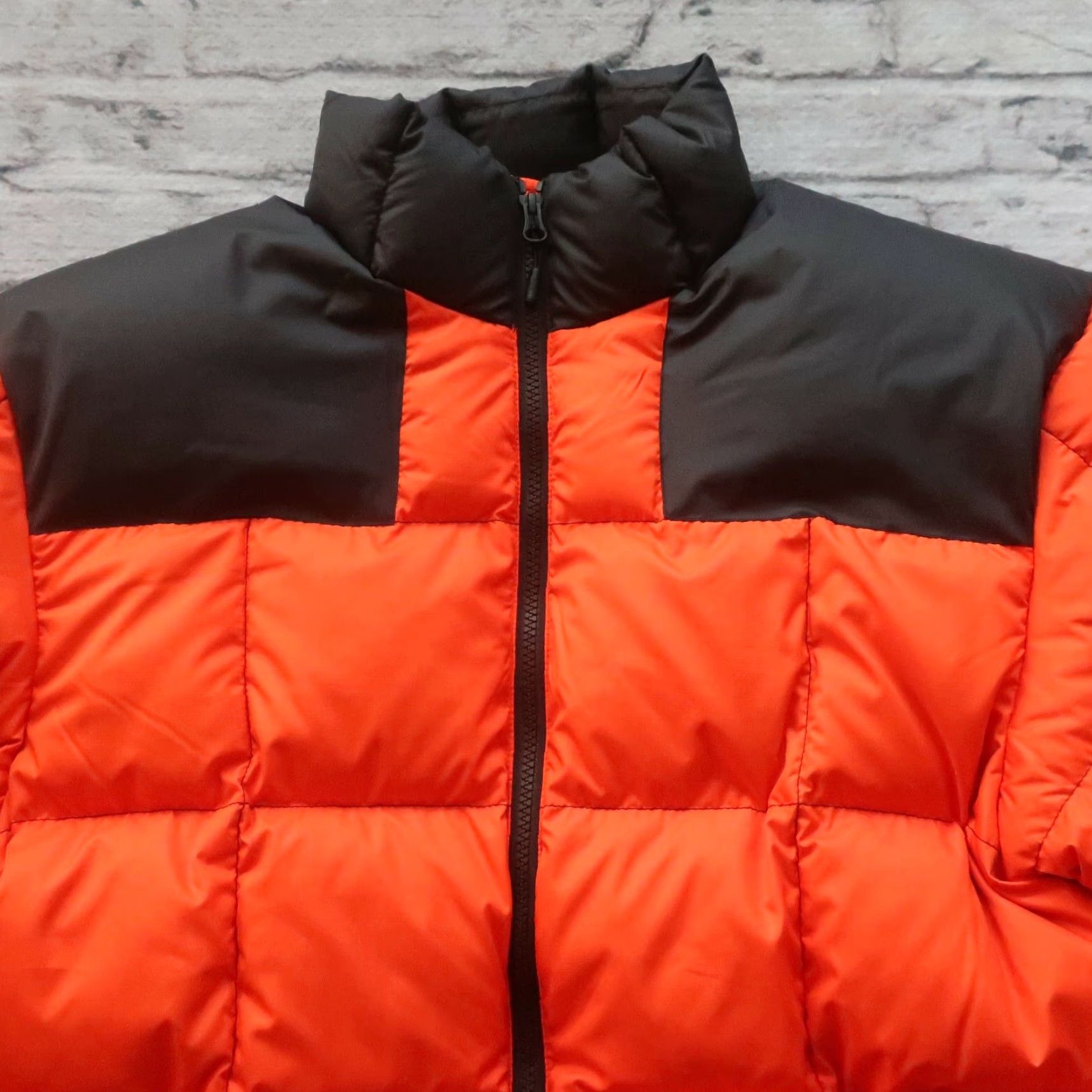 The North Face NEW North Face 700 Down Lhotse Puffer Jacket Size S Tangerine Orange Mens Jacket Small Tangerine / Black 90s? Size US S / EU 44-46 / 1 - 3 Thumbnail