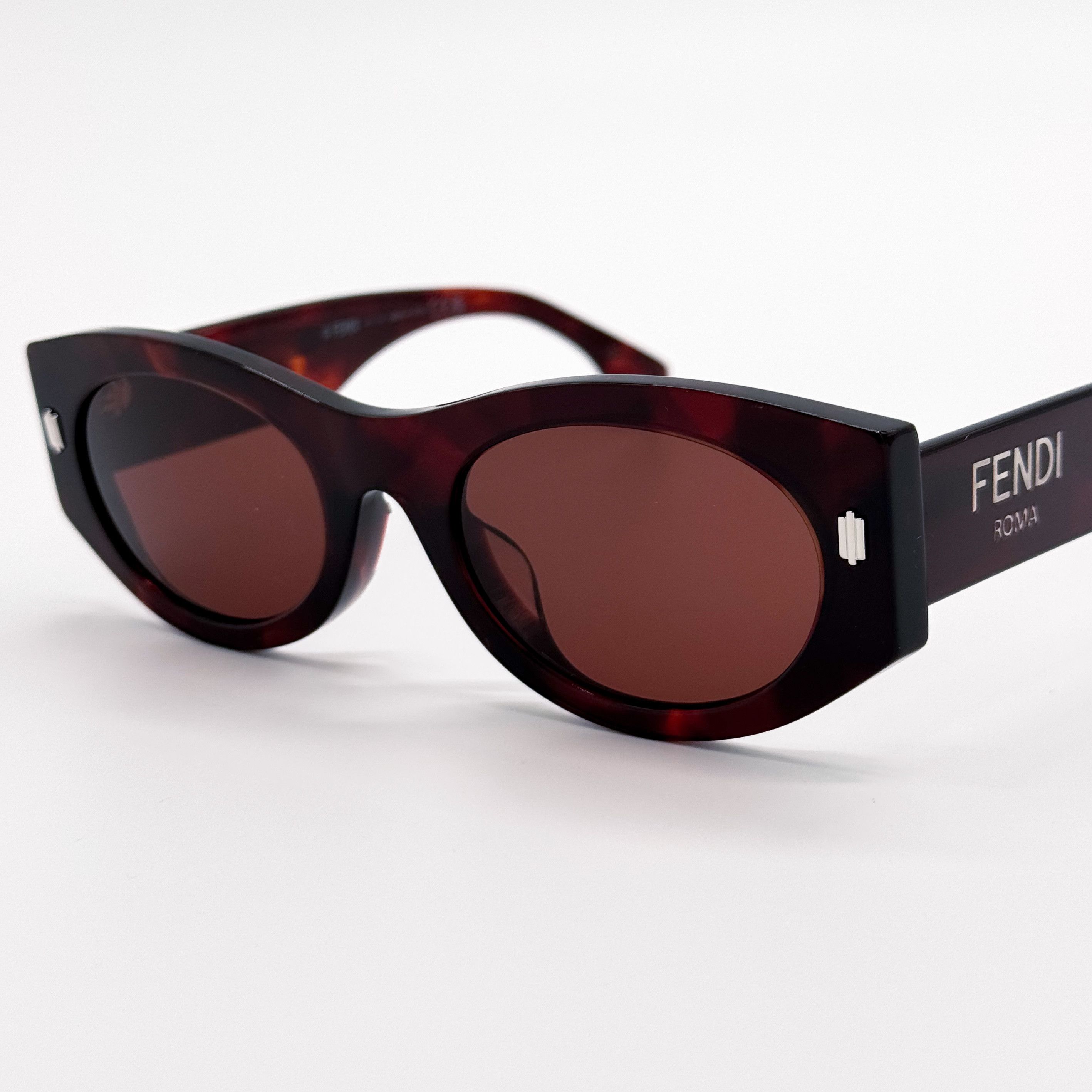 Fendi NEW FENDI FE40125F 54S WOMEN BURGUNDY SUNGLASSES Size ONE SIZE - 5 Thumbnail