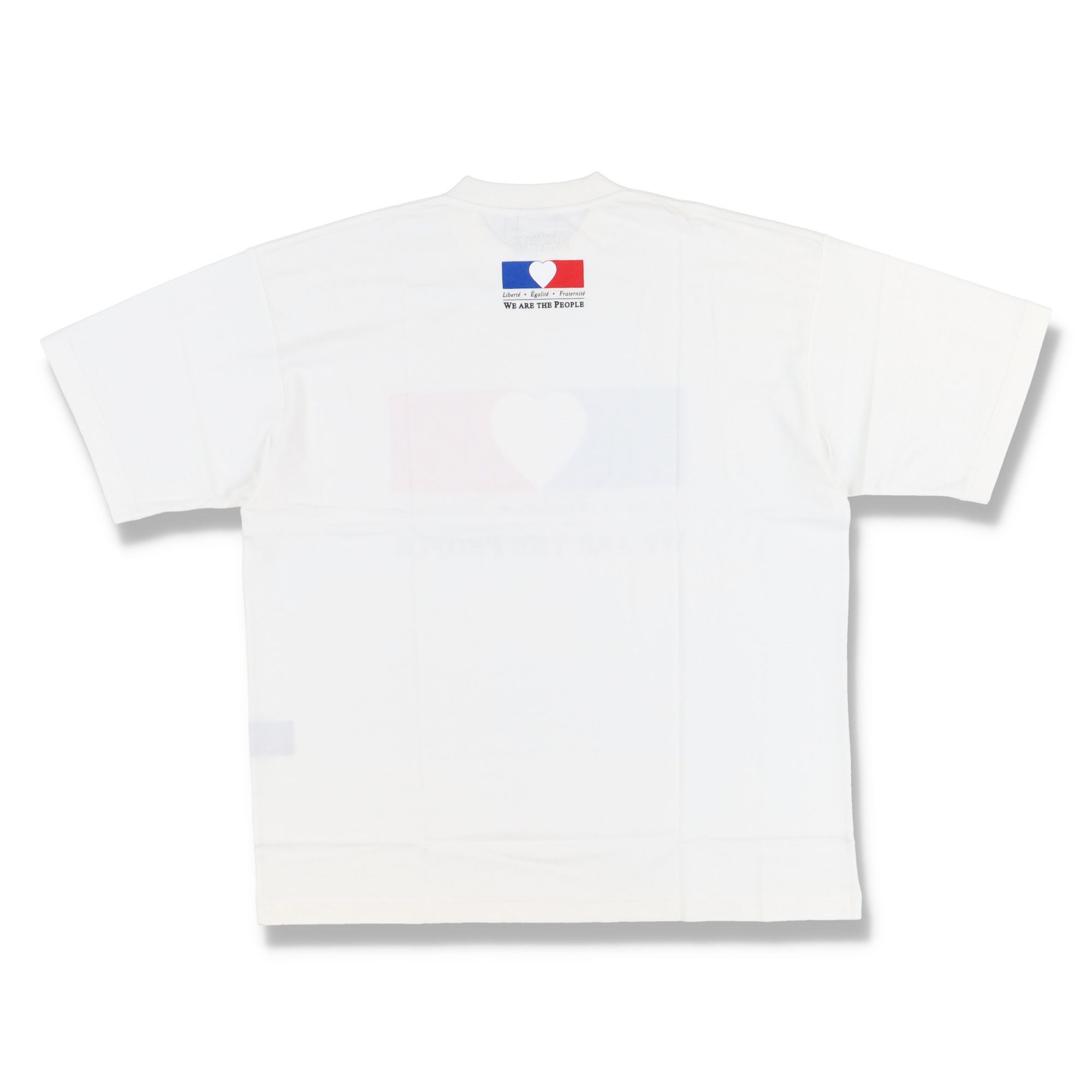 Vetements White We Are The People Heart Oversized T-Shirt Size M / US 6-8 / IT 42-44 - 11 Thumbnail