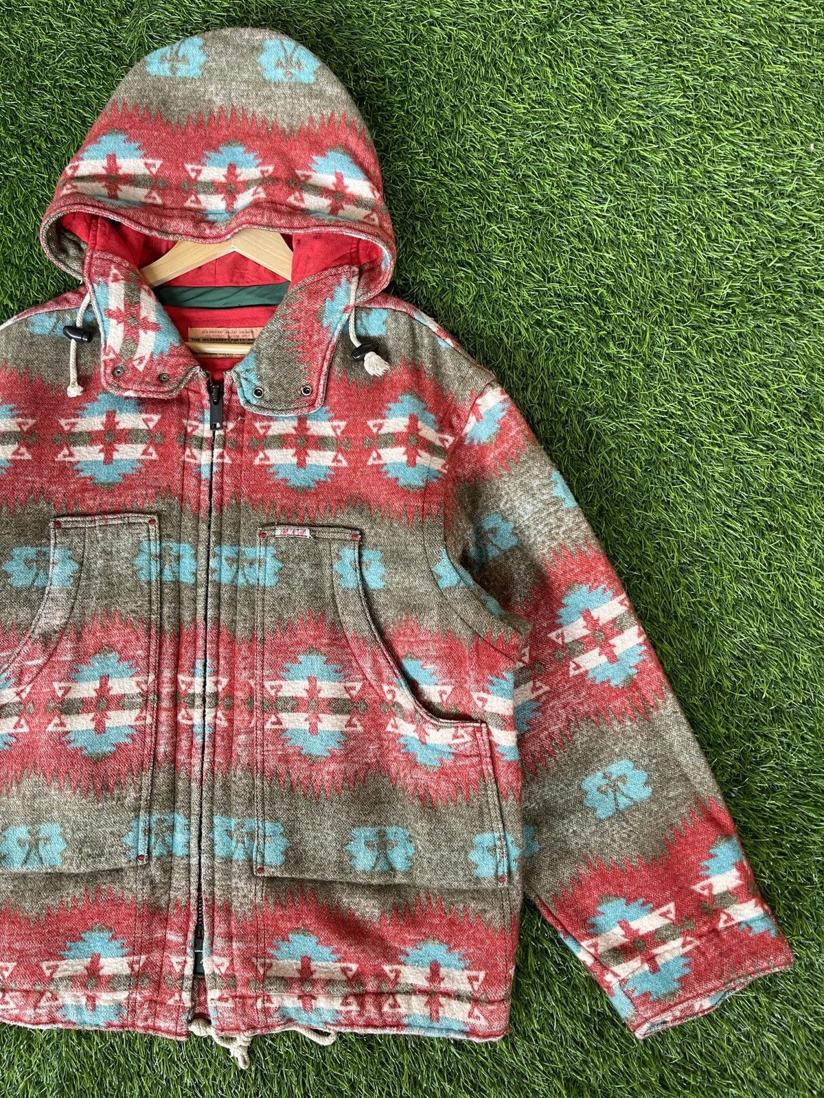 Vintage Very Rare🔥Vtg 60s/70s Rna Inc Native Navajo Heavy Jacket Size US XL / EU 56 / 4 - 15 Thumbnail