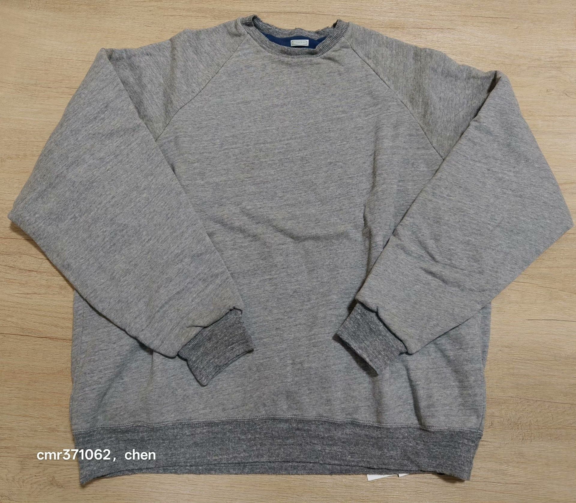 A.PRESSE A.PRESSE 26SS Vintage Reversible Sweatshirt Size US L / EU 52-54 / 3 - 1 Thumbnail