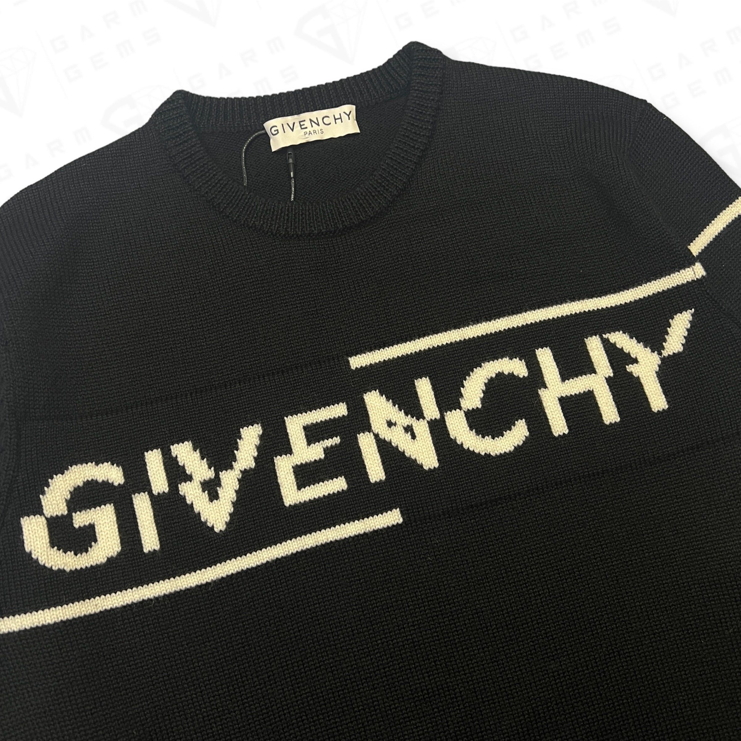 Givenchy Givenchy Woven Logo Wool Jumper Size US XS / EU 42 / 0 - 3 Thumbnail