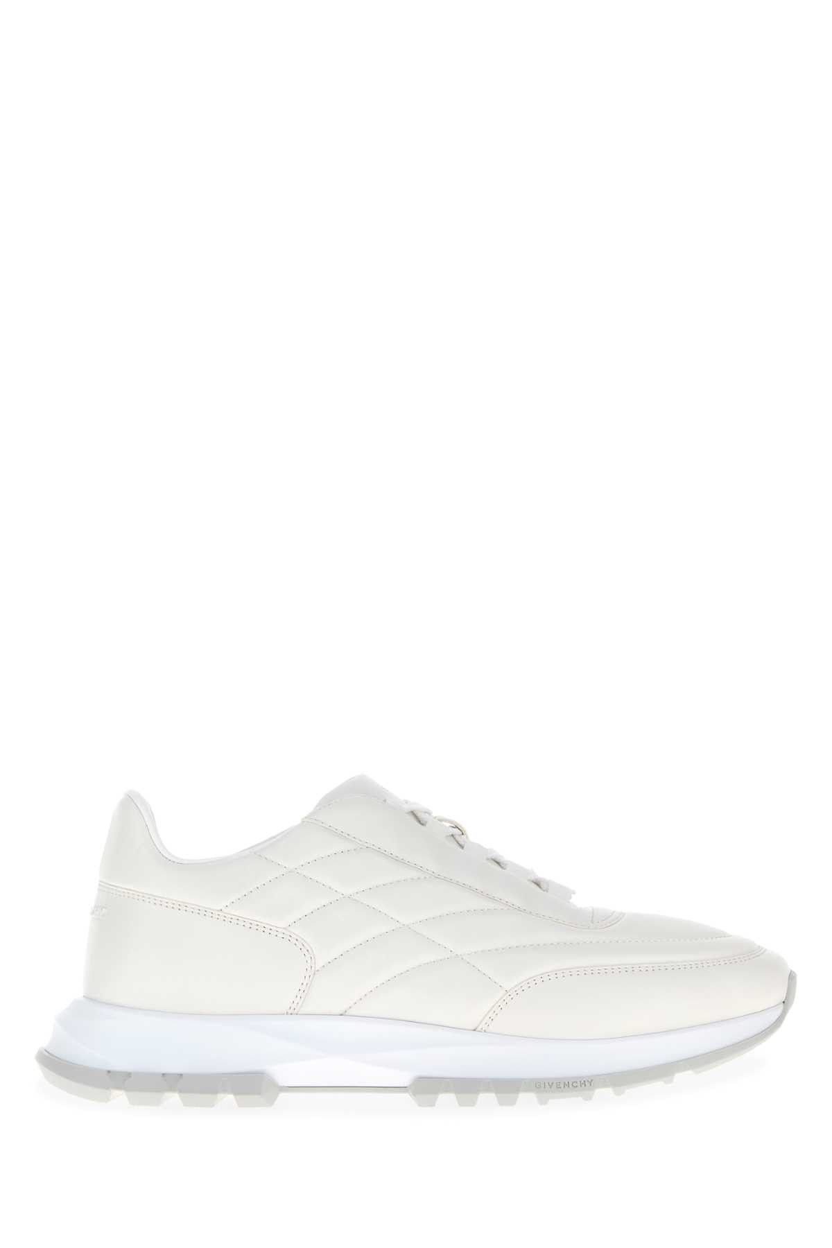 Givenchy White Leather Trainers Sneakers Size US 12 / EU 45 - 1 Thumbnail