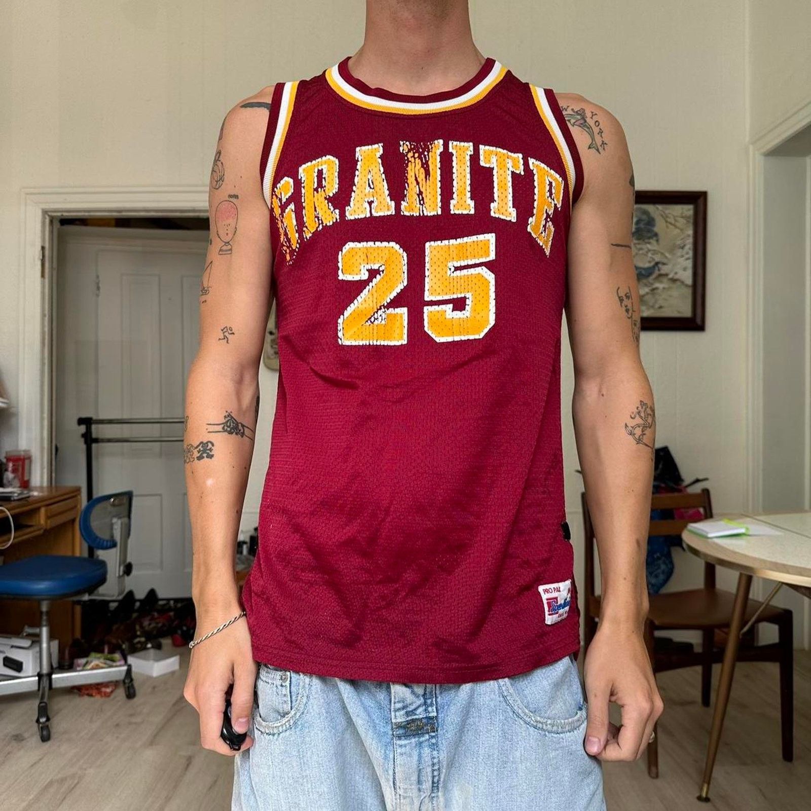 Vintage Vintage 80s 90s Speedline Pro Pak Mesh Basketball Jersey Top Size US M / EU 48-50 / 2 - 3 Thumbnail