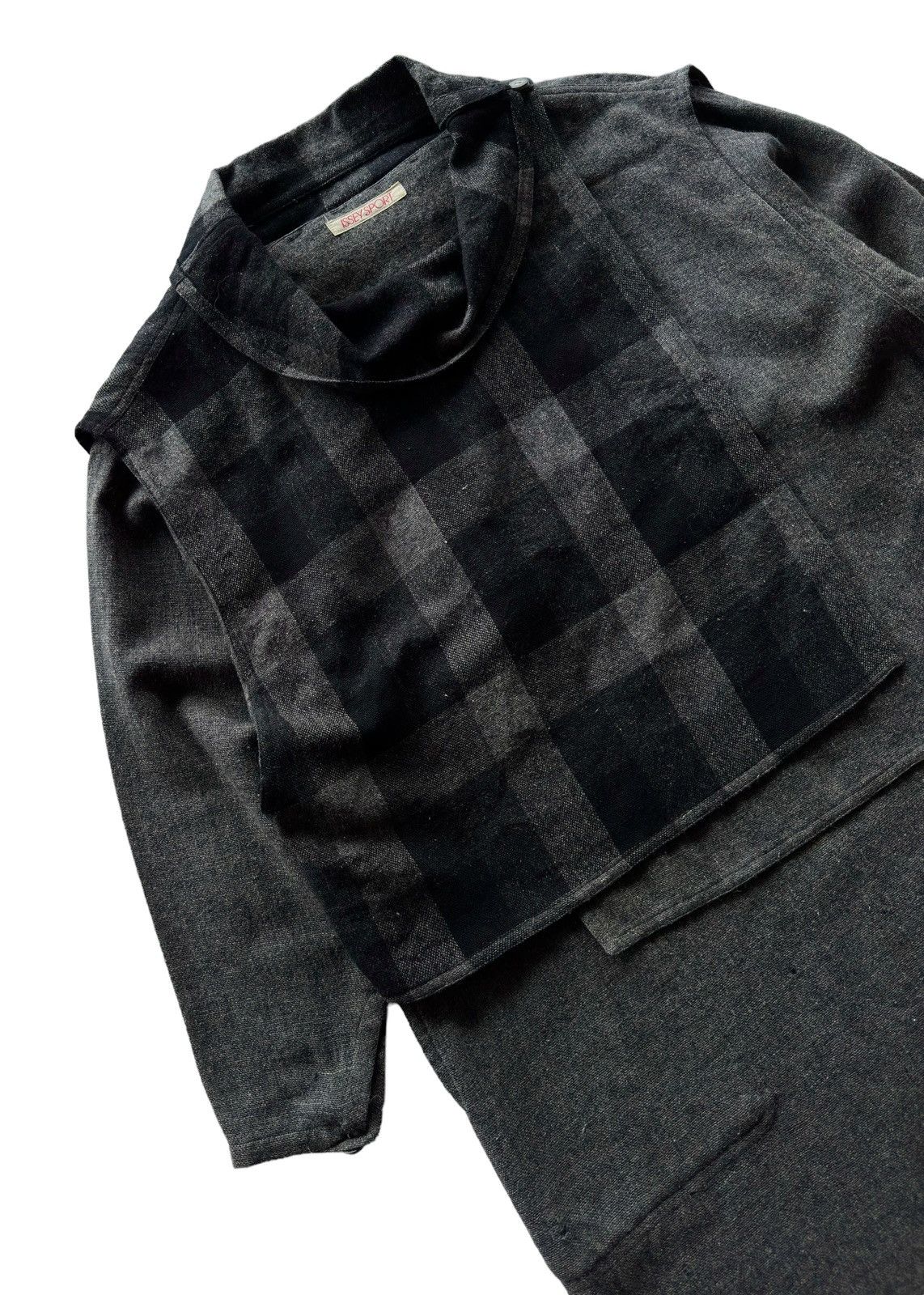 Issey Miyake × Pleats Please Issey Miyake × Vintage Issey Miyake Sports Dress Plaid Panel Chest Size US M / EU 48-50 / 2 - 4 Thumbnail