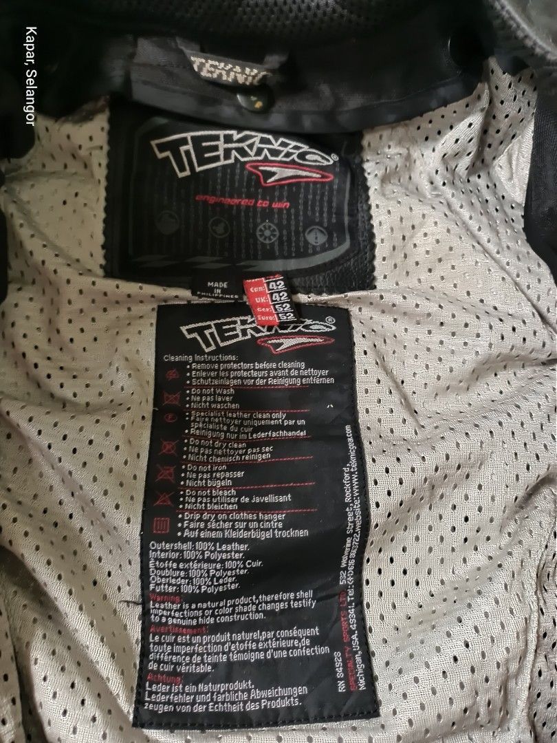 Other Teknic leather jacket Size US L / EU 52-54 / 3 - 7 Thumbnail
