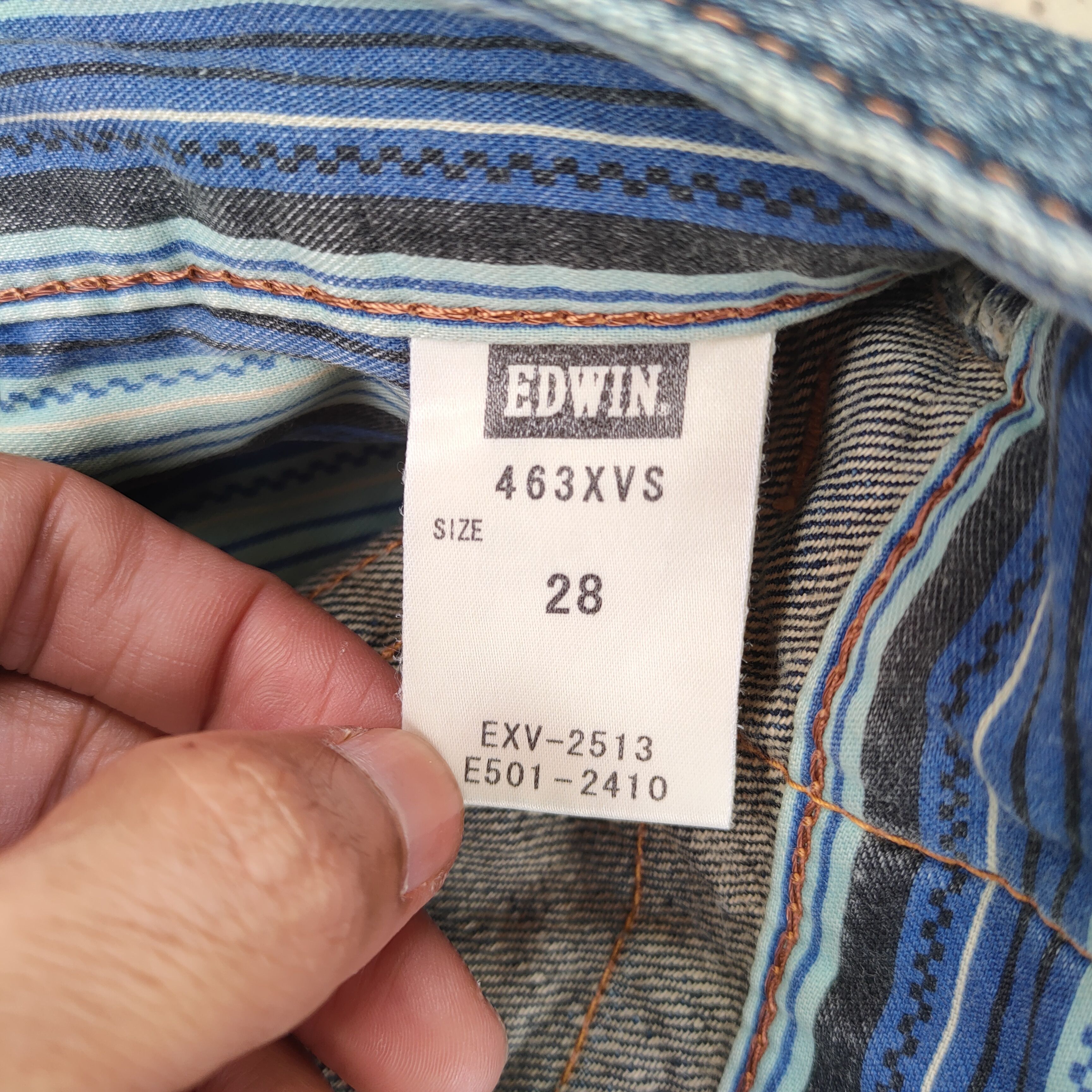 Edwin VINTAGE EDWIN EV FADED RIPPED JEANS DENIM PANTS Size US 30 / EU 46 - 16 Thumbnail