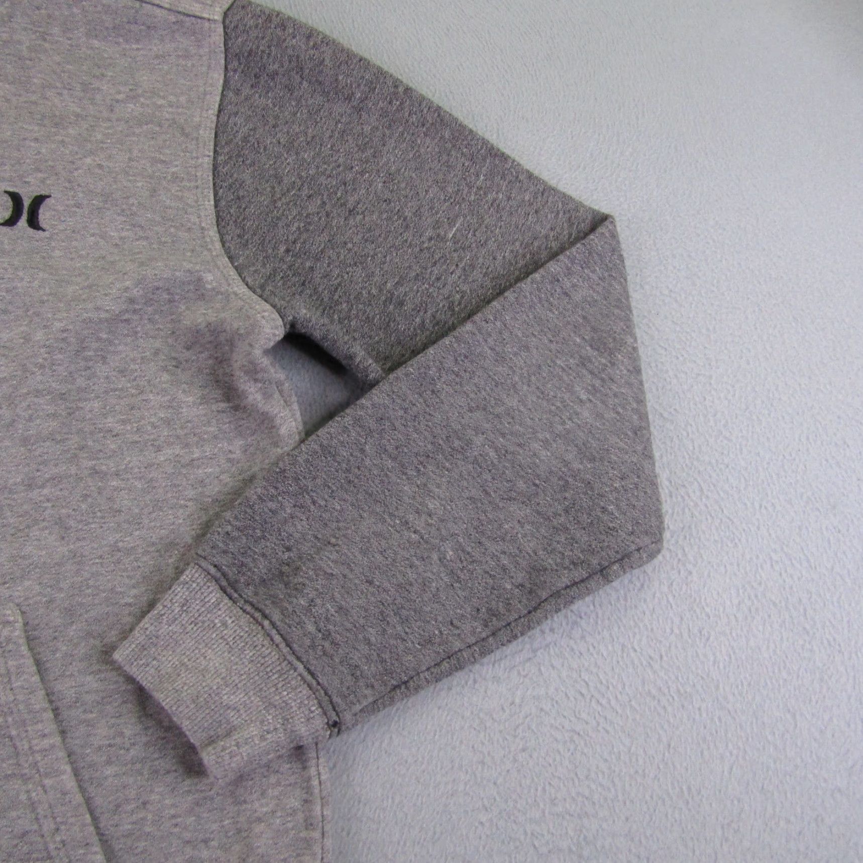 Hurley Hurley Hoodie Mens Medium Gray Full Zip Sweatshirt Jacket Size US M / EU 48-50 / 2 - 5 Thumbnail