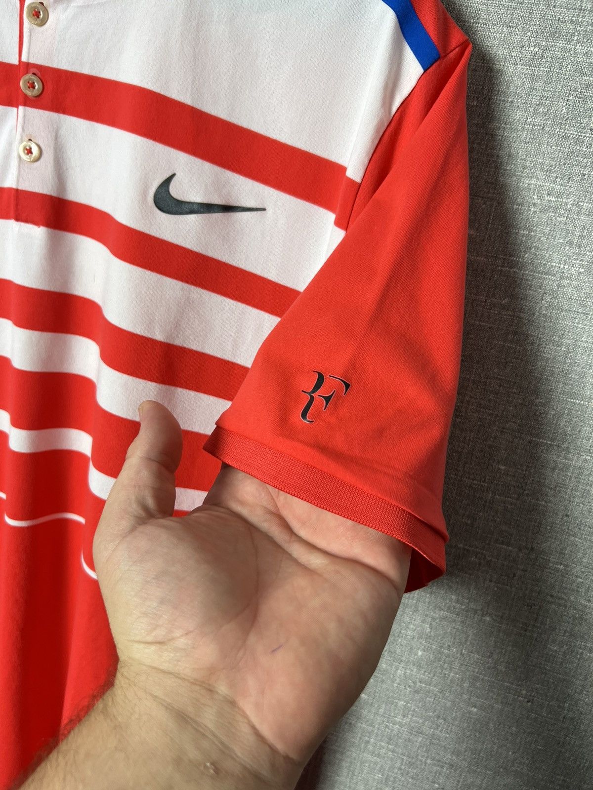 Nike Nike Premier Rf Roger Federer Tennis Polo Miami Collection Size US XL / EU 56 / 4 - 6 Thumbnail