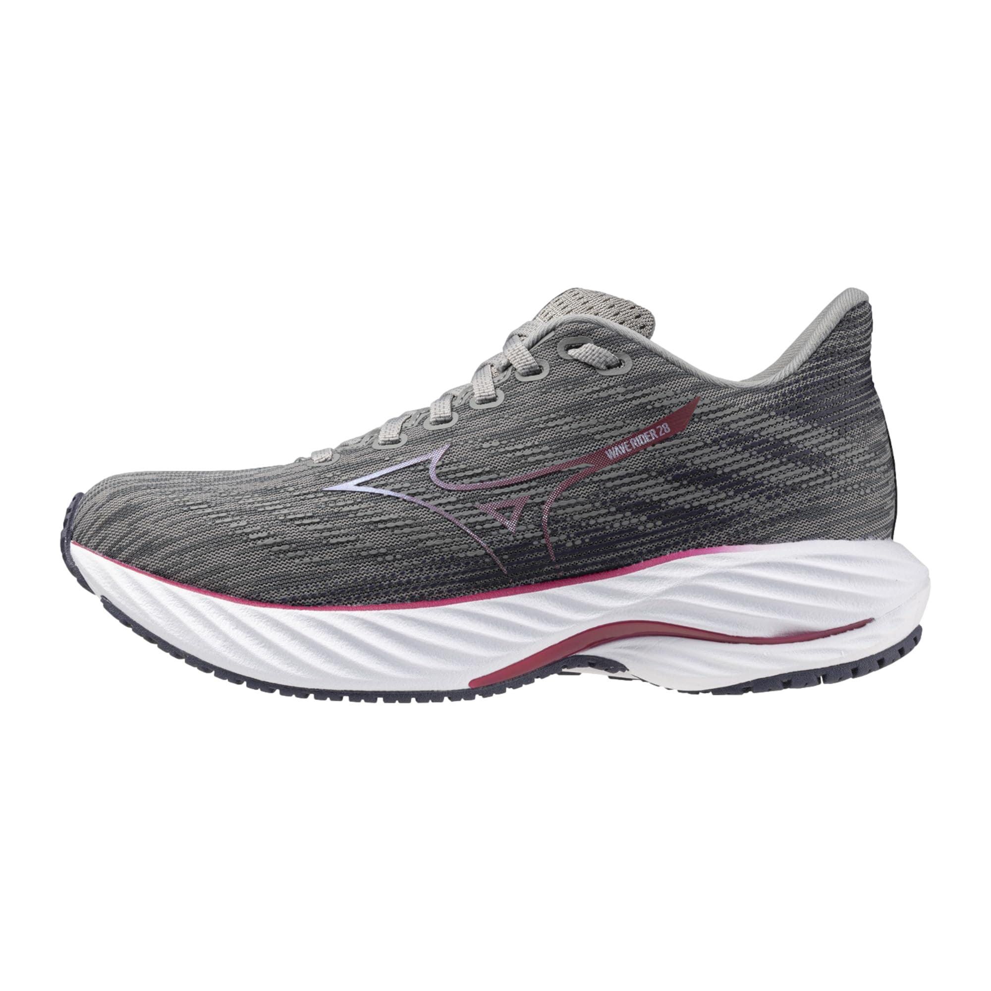 Mizuno Wave Rider 28 Ultimate Grey / Cosmo Chrome J1GD240324 Size US 8 / IT 38 - 1 Thumbnail
